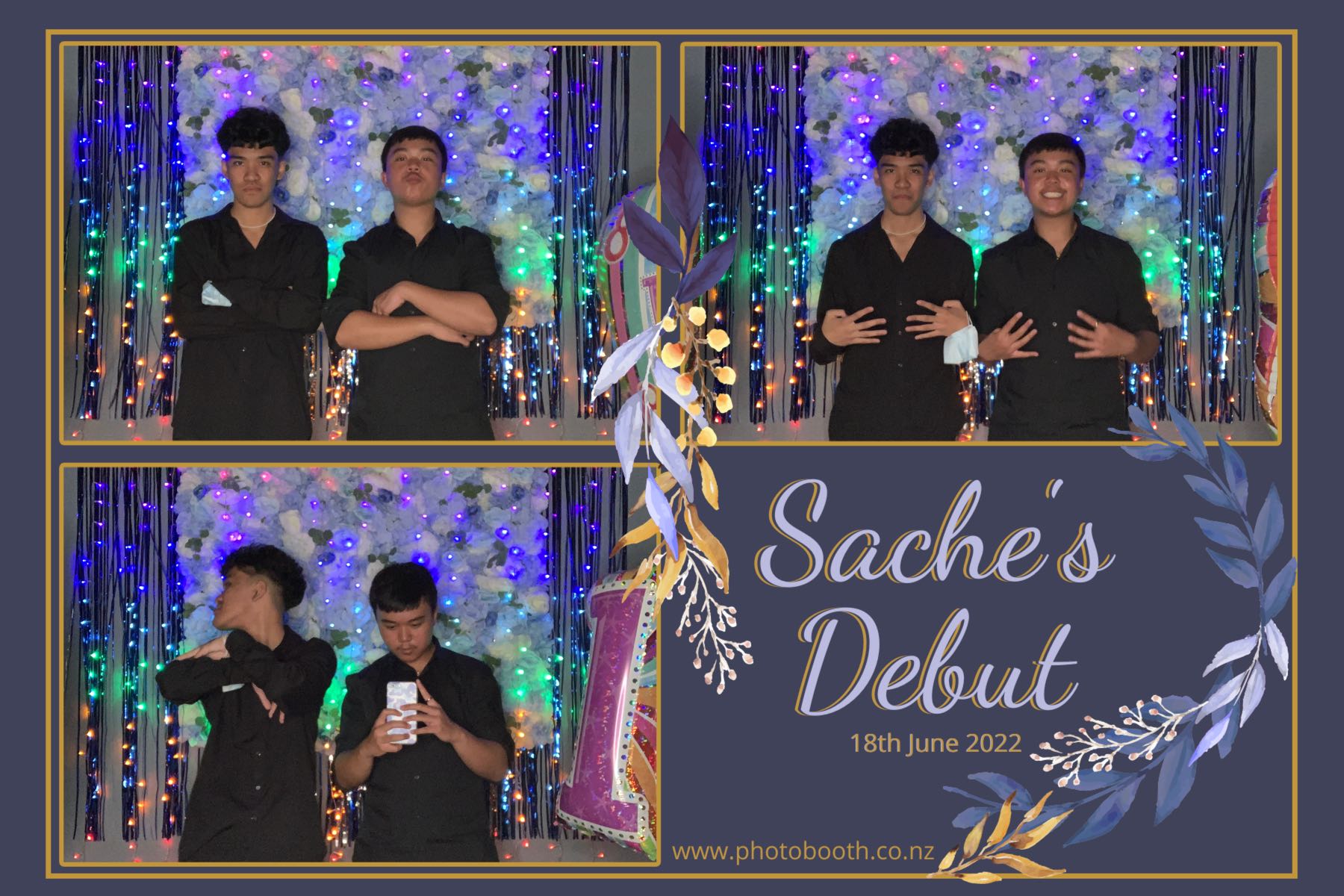 Sache's Debut | View more photos from the event at gallery.photobooth.co.nz/u/SelfieCentral/Saches-Debut