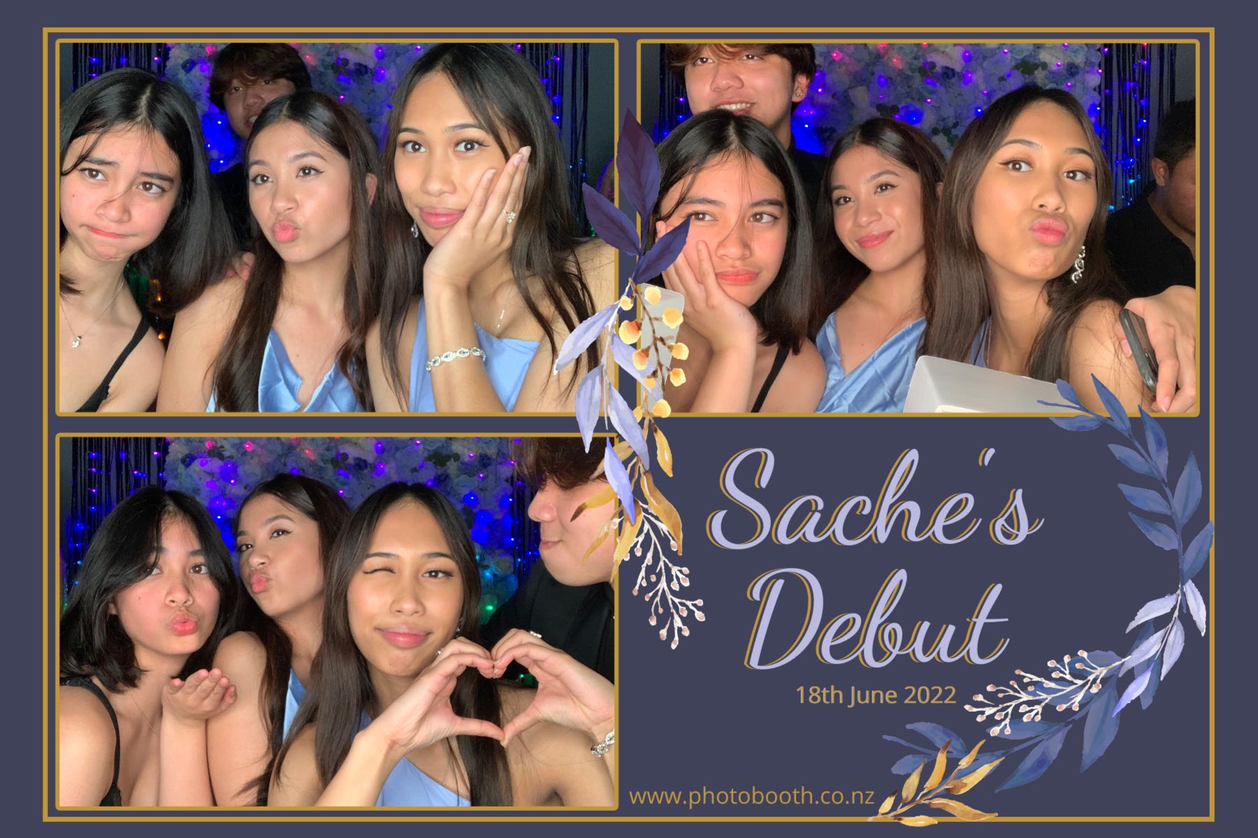 Sache's Debut | View more photos from the event at gallery.photobooth.co.nz/u/SelfieCentral/Saches-Debut