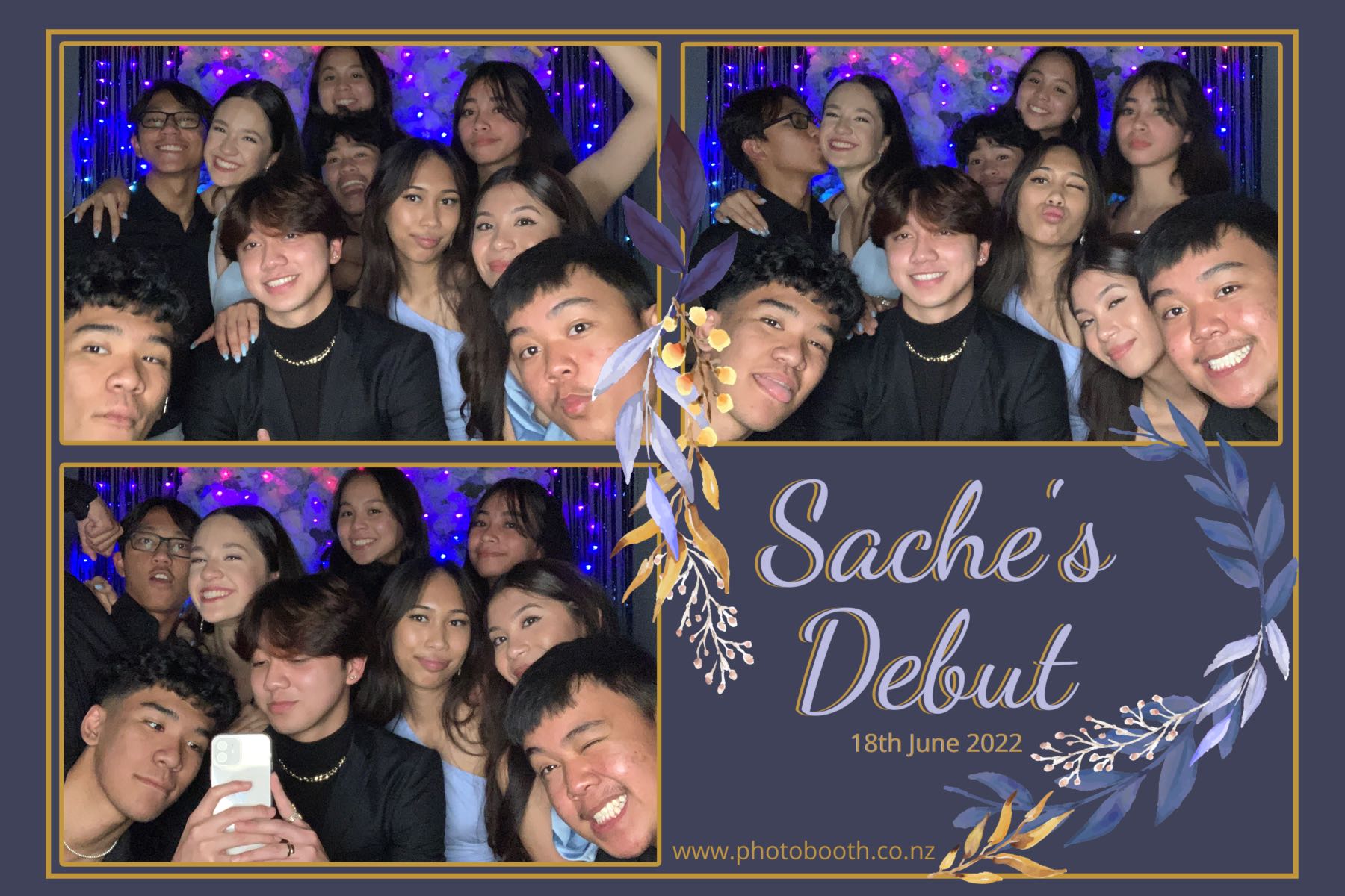Sache's Debut | View more photos from the event at gallery.photobooth.co.nz/u/SelfieCentral/Saches-Debut