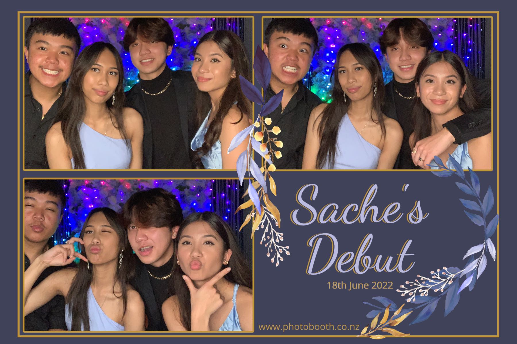 Sache's Debut | View more photos from the event at gallery.photobooth.co.nz/u/SelfieCentral/Saches-Debut