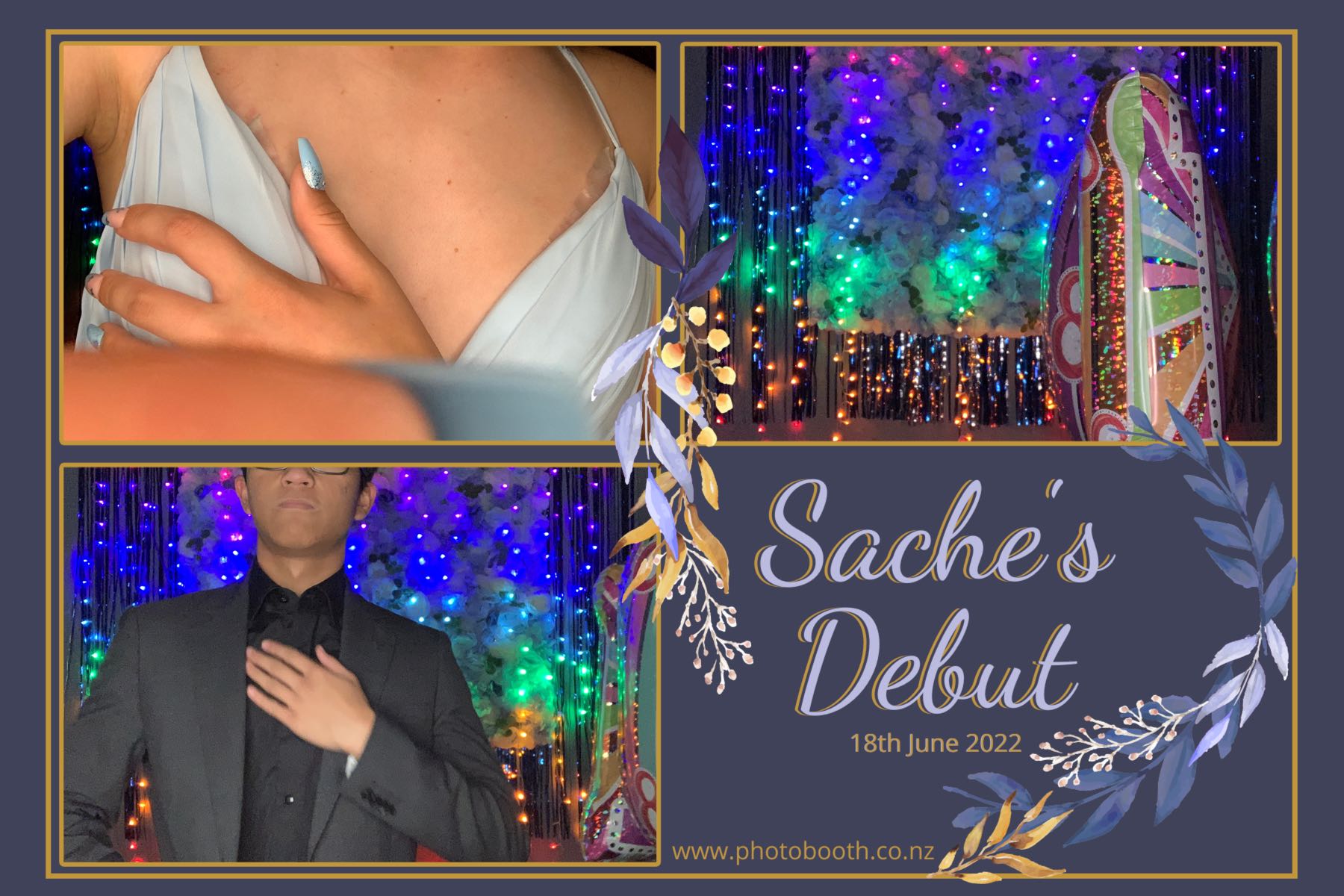 Sache's Debut | View more photos from the event at gallery.photobooth.co.nz/u/SelfieCentral/Saches-Debut