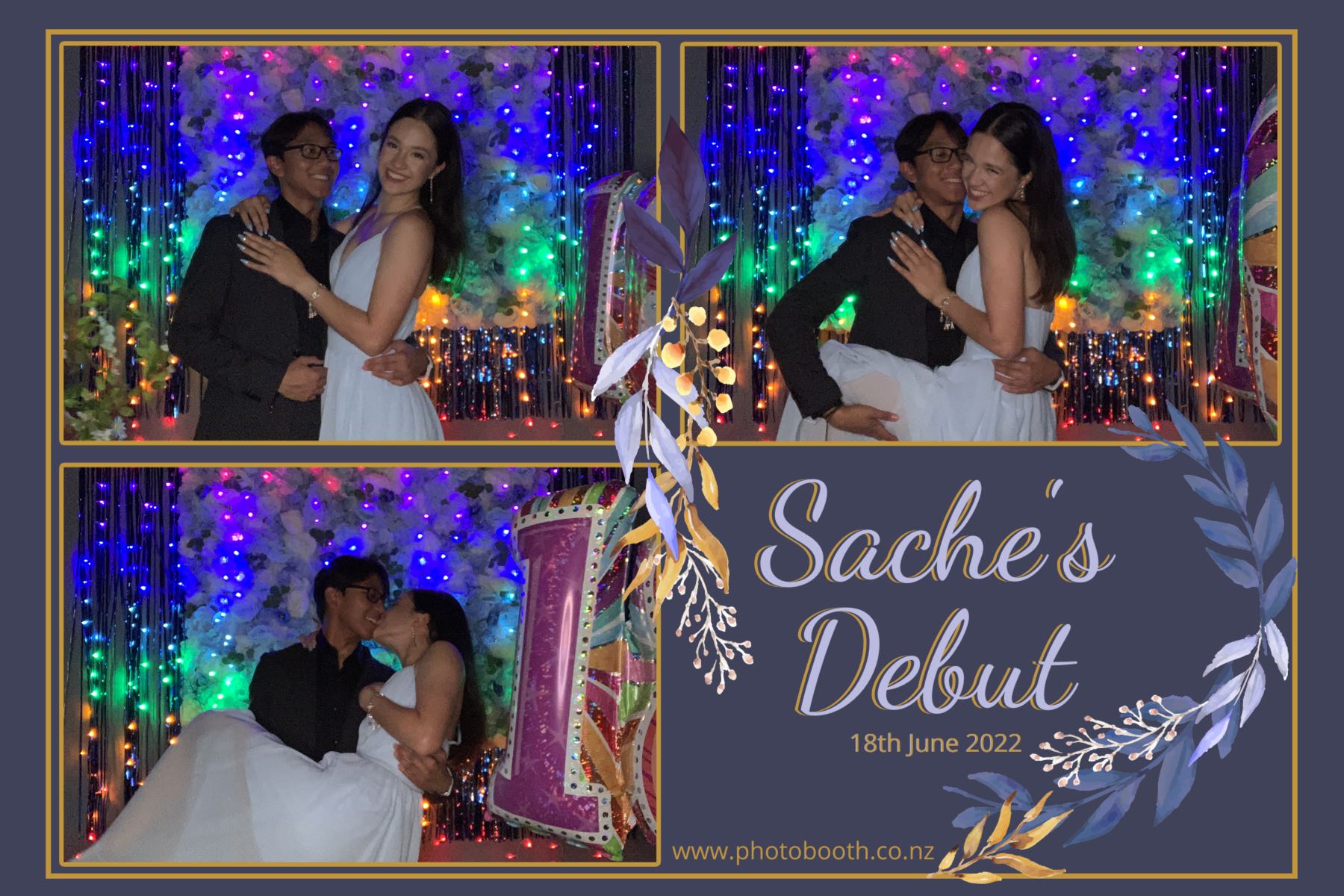 Sache's Debut | View more photos from the event at gallery.photobooth.co.nz/u/SelfieCentral/Saches-Debut