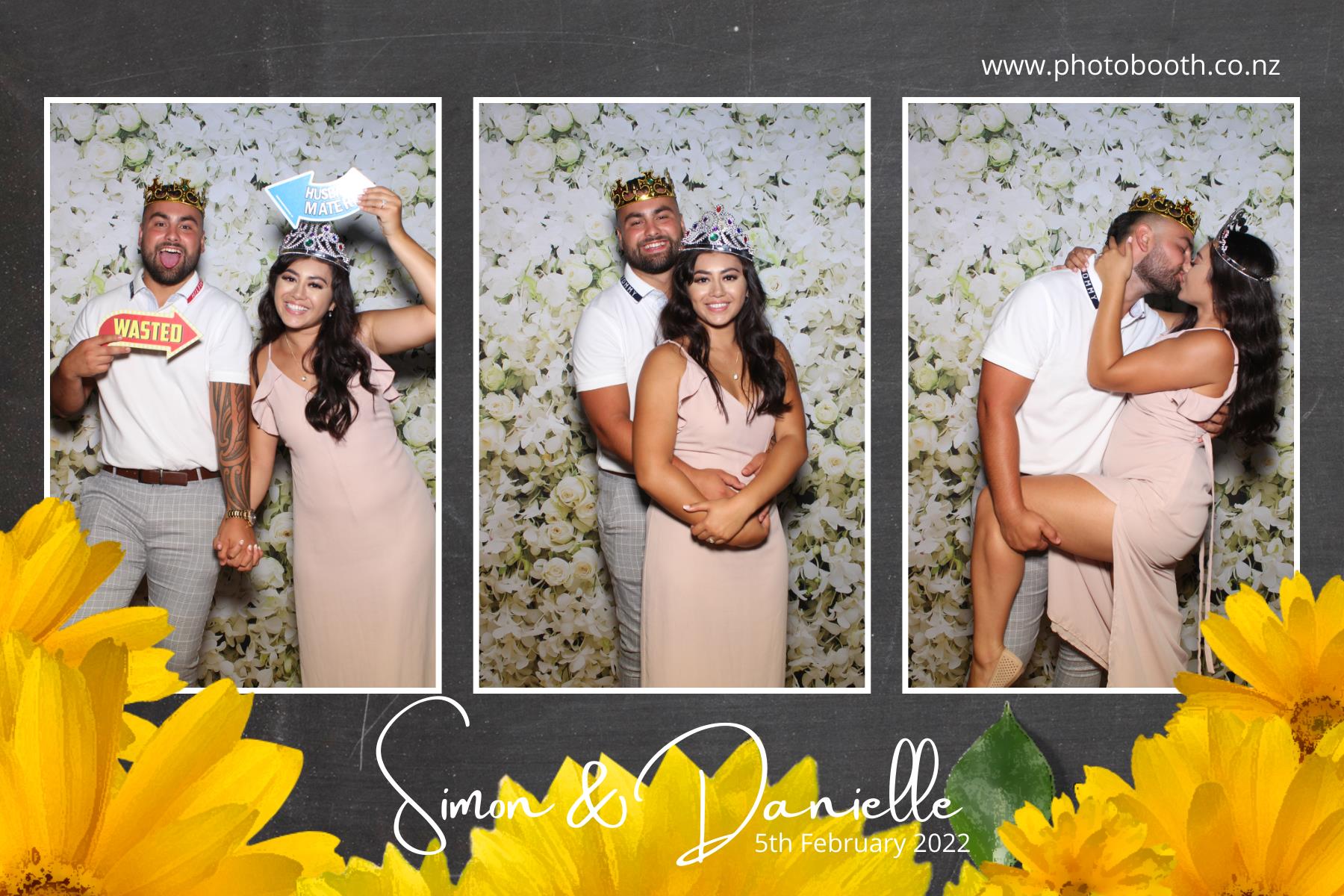 Simon & Danielle's Wedding | View more photos from the event at gallery.photobooth.co.nz/u/SelfieCentral/Simon-Danielles-Wedding