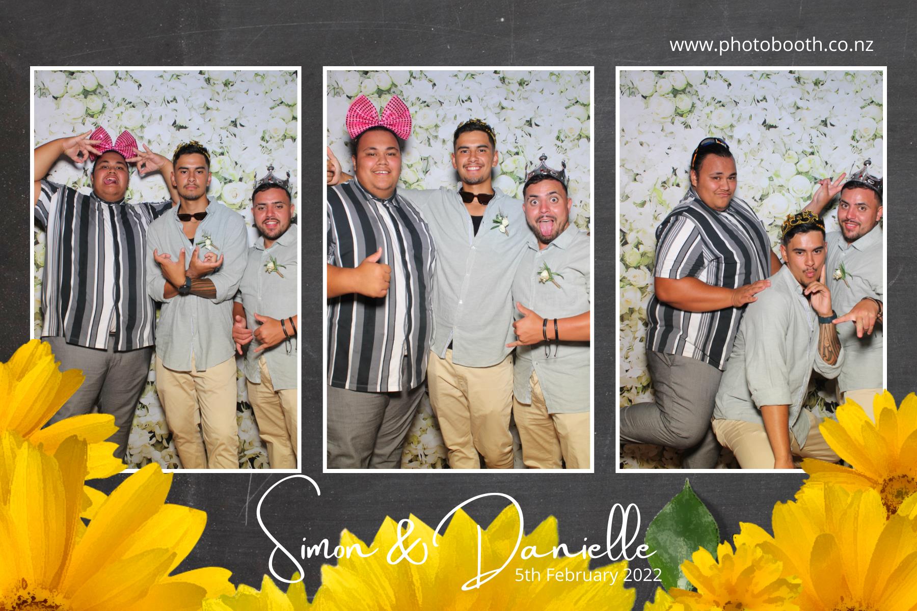 Simon & Danielle's Wedding | View more photos from the event at gallery.photobooth.co.nz/u/SelfieCentral/Simon-Danielles-Wedding