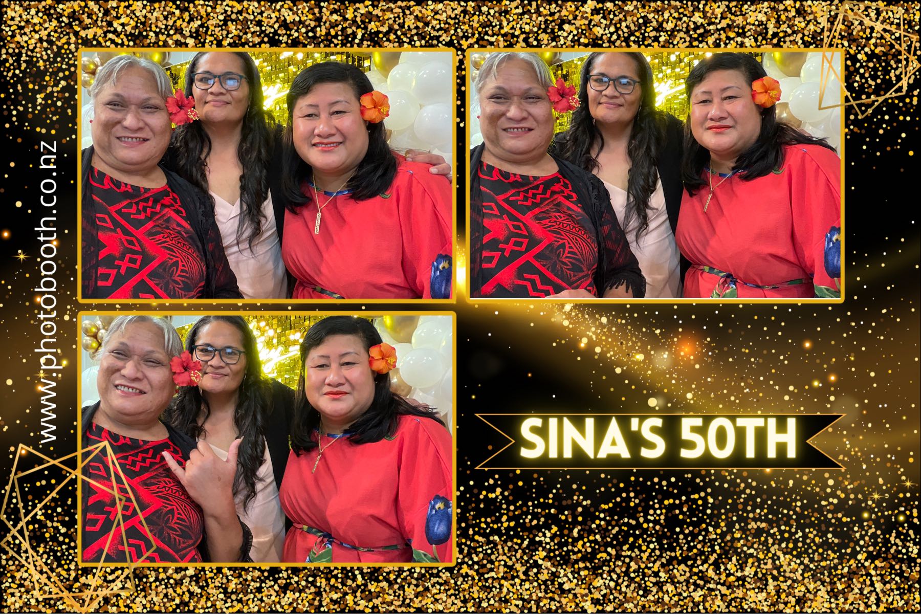 Sina's 50th | View more photos from the event at gallery.photobooth.co.nz/u/SelfieCentral/Sinas-50th