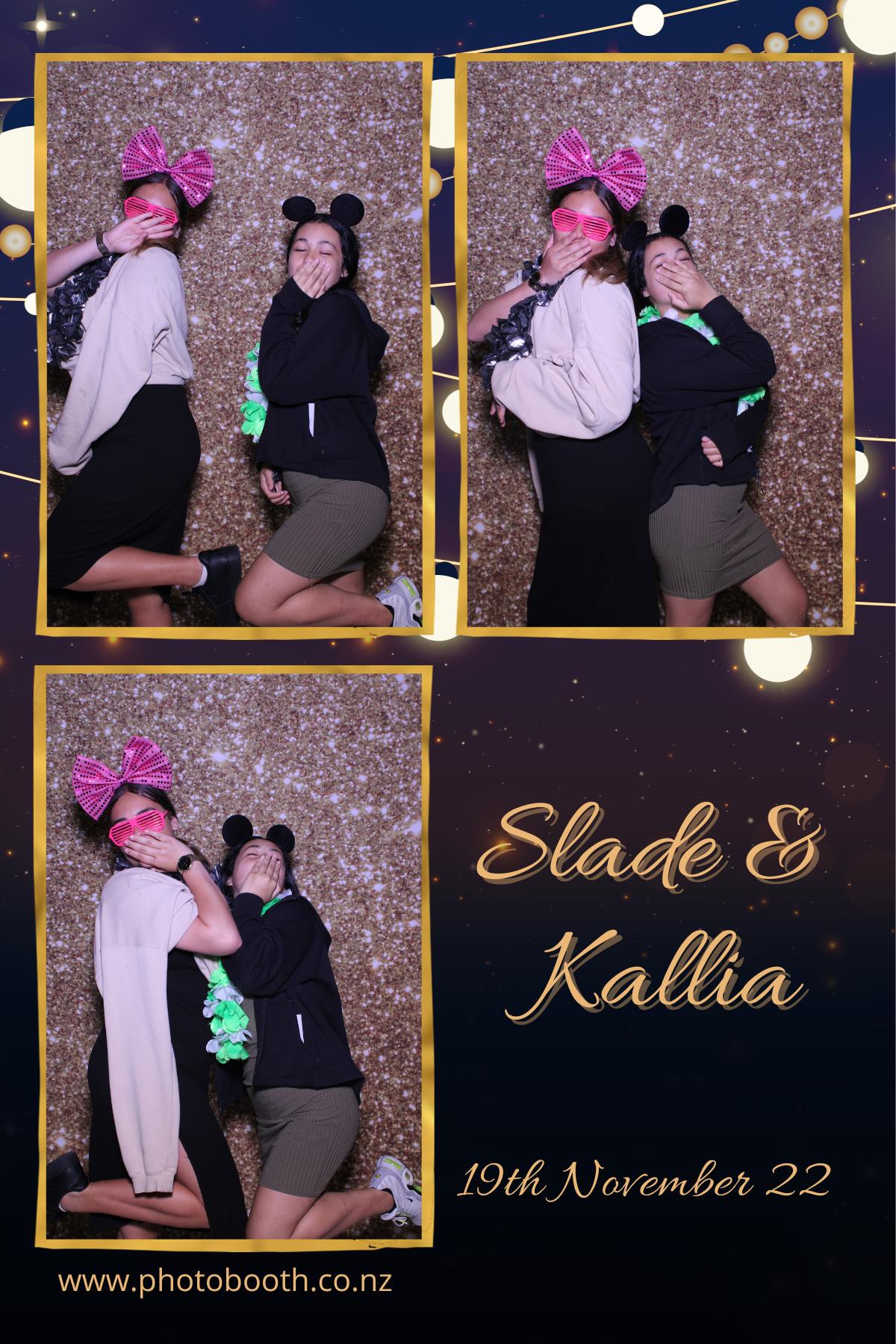 Slade & Kallia's Wedding  | View more photos from the event at gallery.photobooth.co.nz/u/SelfieCentral/Slade-Kallias-Wedding