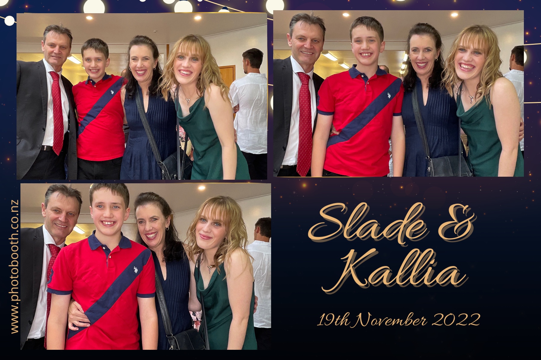 Slade & Kallia's Wedding  | View more photos from the event at gallery.photobooth.co.nz/u/SelfieCentral/Slade-Kallias-Wedding