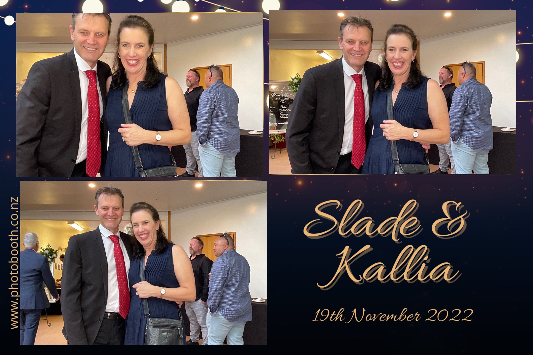 Slade & Kallia's Wedding  | View more photos from the event at gallery.photobooth.co.nz/u/SelfieCentral/Slade-Kallias-Wedding