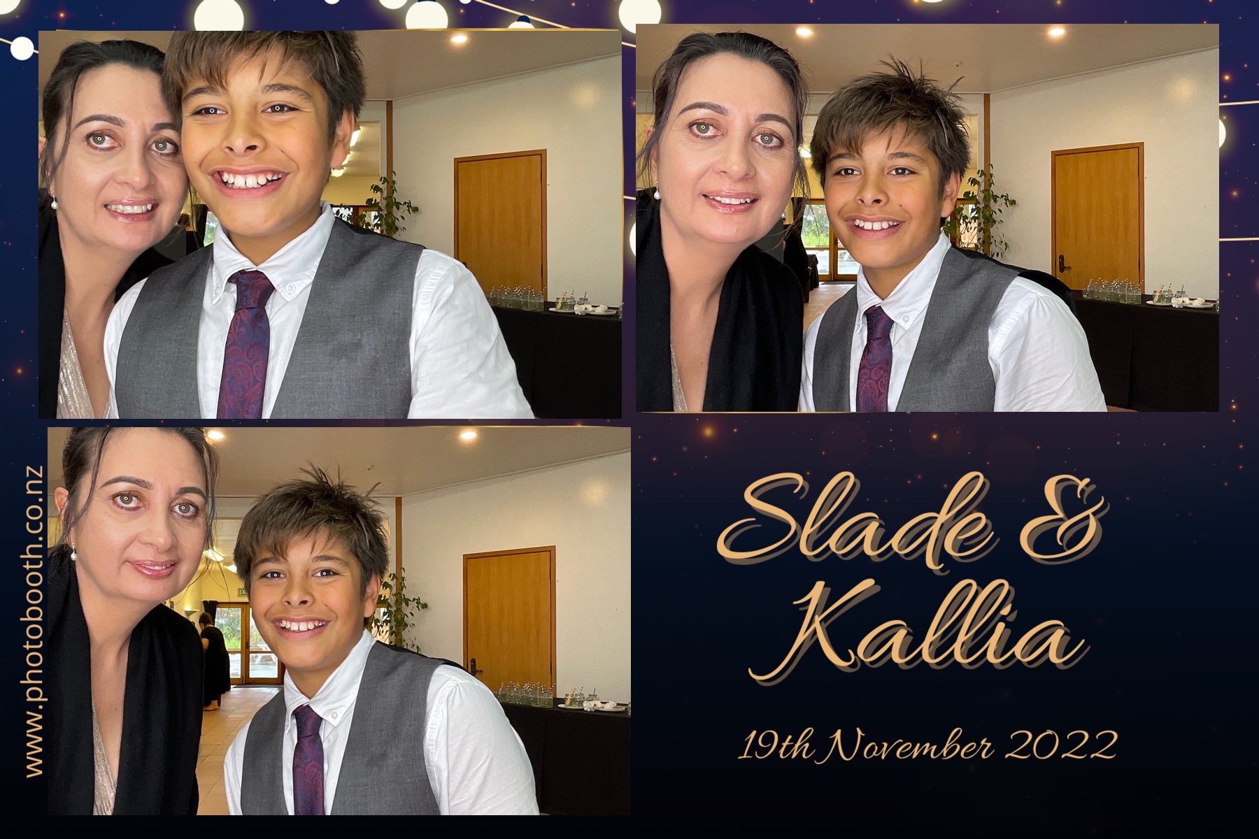 Slade & Kallia's Wedding  | View more photos from the event at gallery.photobooth.co.nz/u/SelfieCentral/Slade-Kallias-Wedding