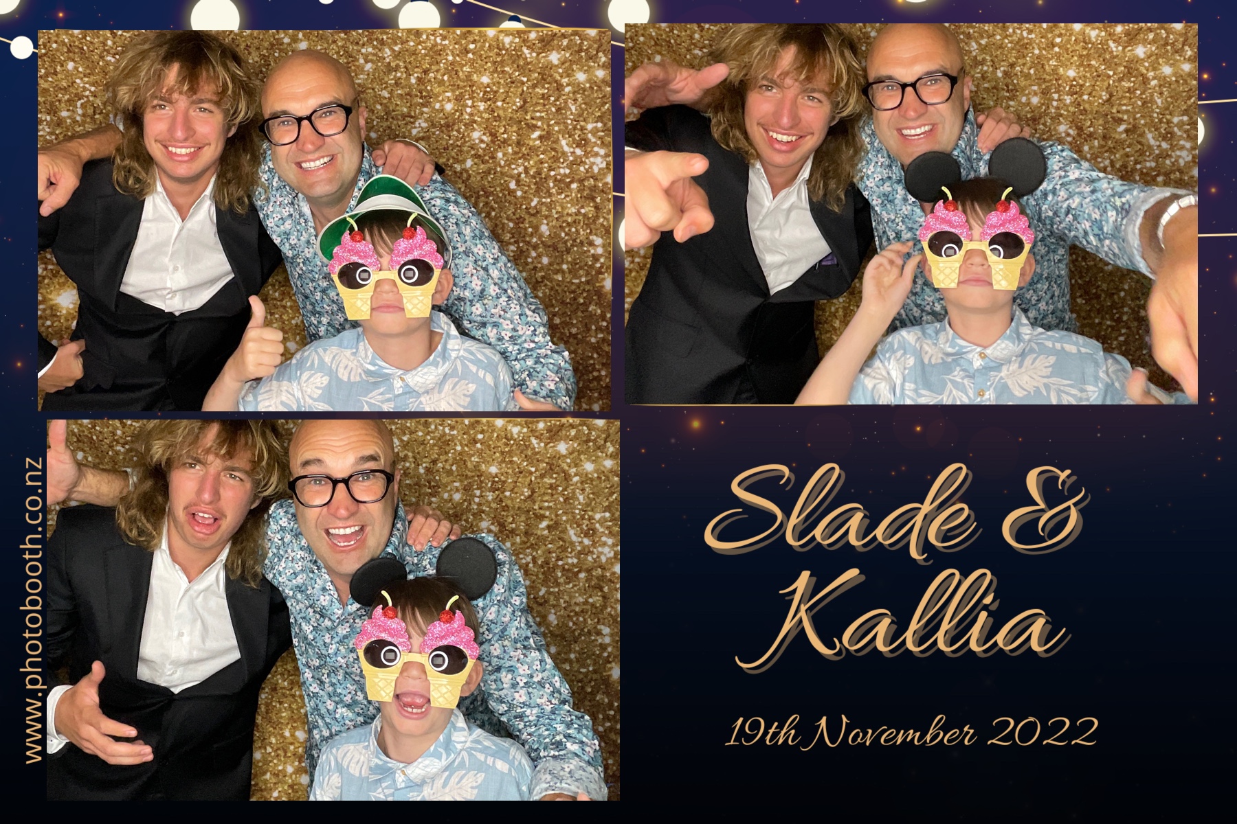 Slade & Kallia's Wedding  | View more photos from the event at gallery.photobooth.co.nz/u/SelfieCentral/Slade-Kallias-Wedding
