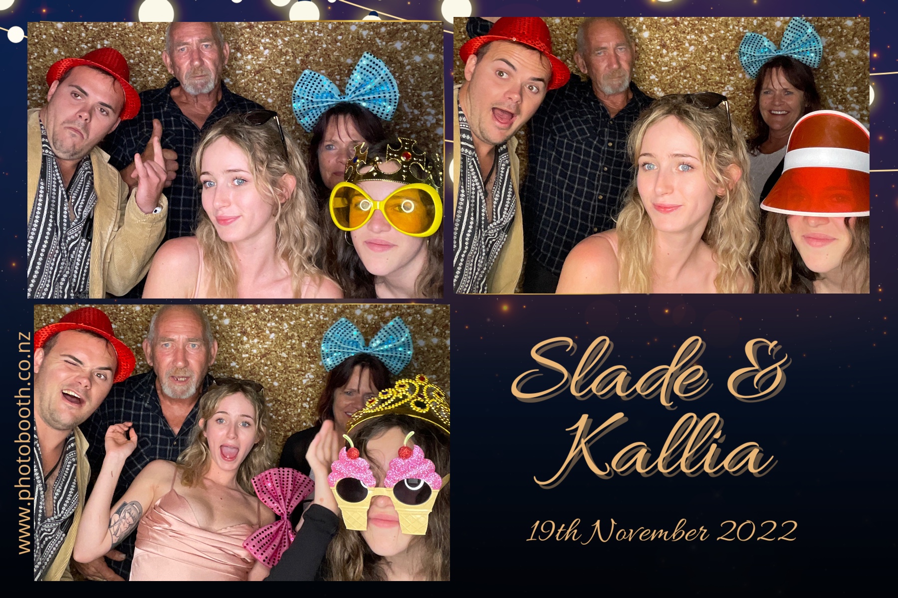 Slade & Kallia's Wedding  | View more photos from the event at gallery.photobooth.co.nz/u/SelfieCentral/Slade-Kallias-Wedding