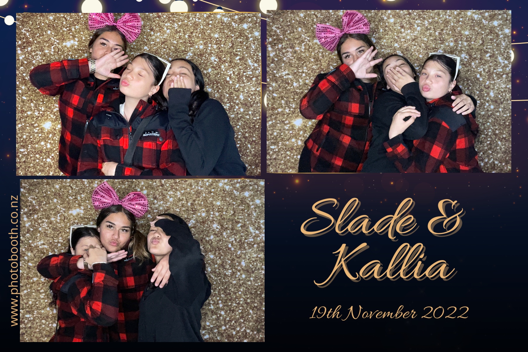 Slade & Kallia's Wedding  | View more photos from the event at gallery.photobooth.co.nz/u/SelfieCentral/Slade-Kallias-Wedding