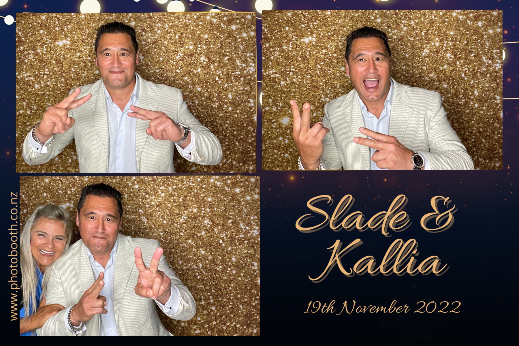 Slade & Kallia's Wedding  | View more photos from the event at gallery.photobooth.co.nz/u/SelfieCentral/Slade-Kallias-Wedding