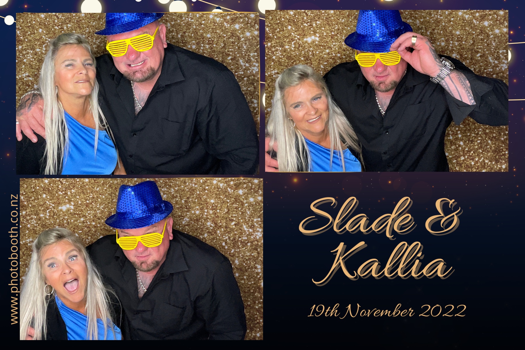 Slade & Kallia's Wedding  | View more photos from the event at gallery.photobooth.co.nz/u/SelfieCentral/Slade-Kallias-Wedding
