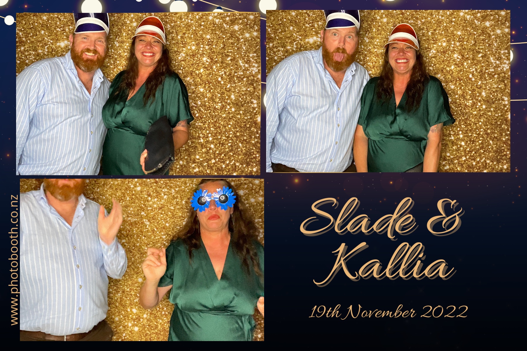 Slade & Kallia's Wedding  | View more photos from the event at gallery.photobooth.co.nz/u/SelfieCentral/Slade-Kallias-Wedding