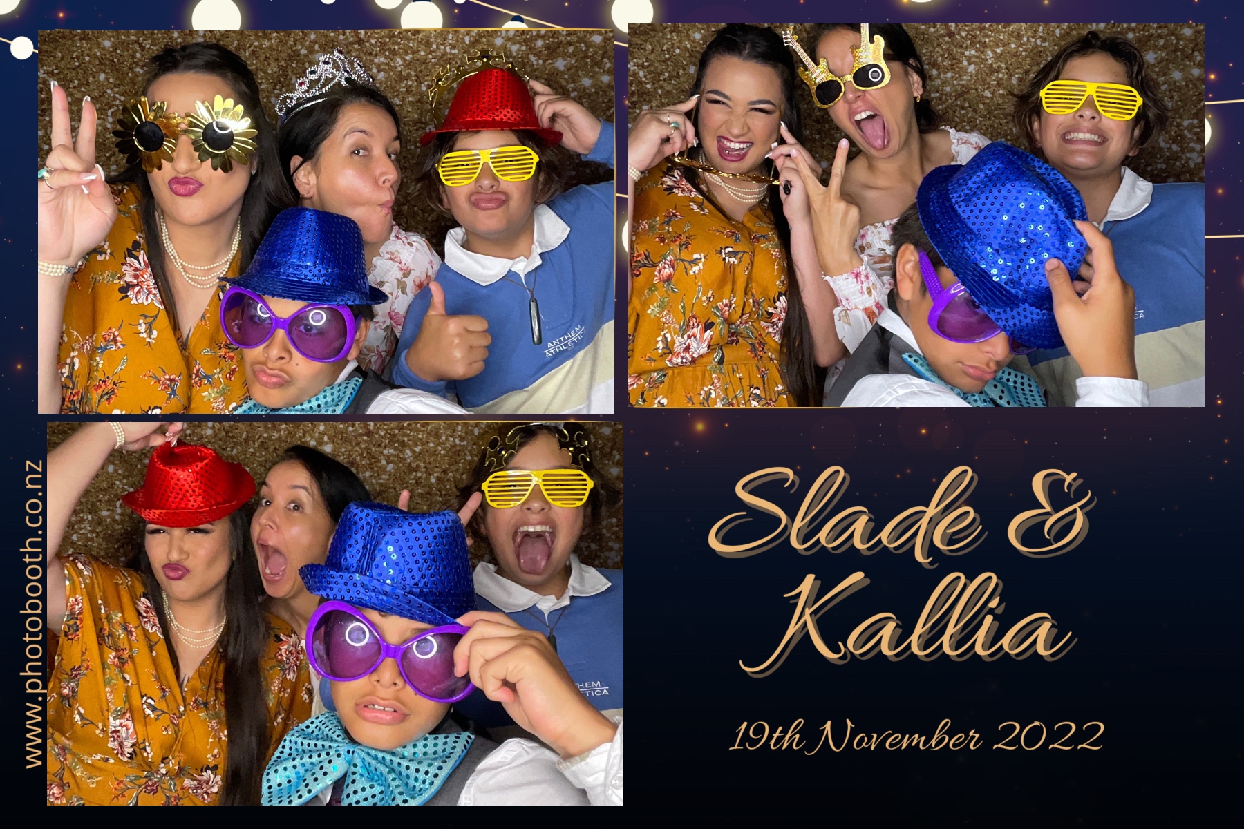 Slade & Kallia's Wedding  | View more photos from the event at gallery.photobooth.co.nz/u/SelfieCentral/Slade-Kallias-Wedding