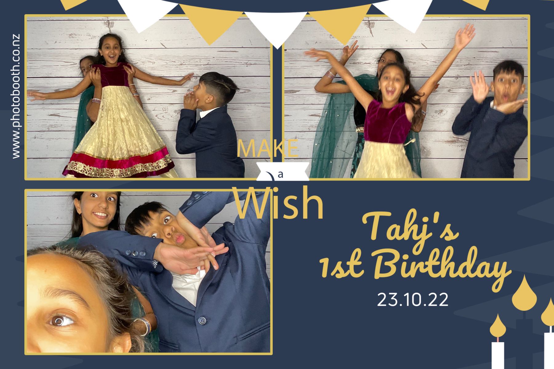 Tahj's 1st Birthday | View more photos from the event at gallery.photobooth.co.nz/u/SelfieCentral/Tahjs-1st-Birthday