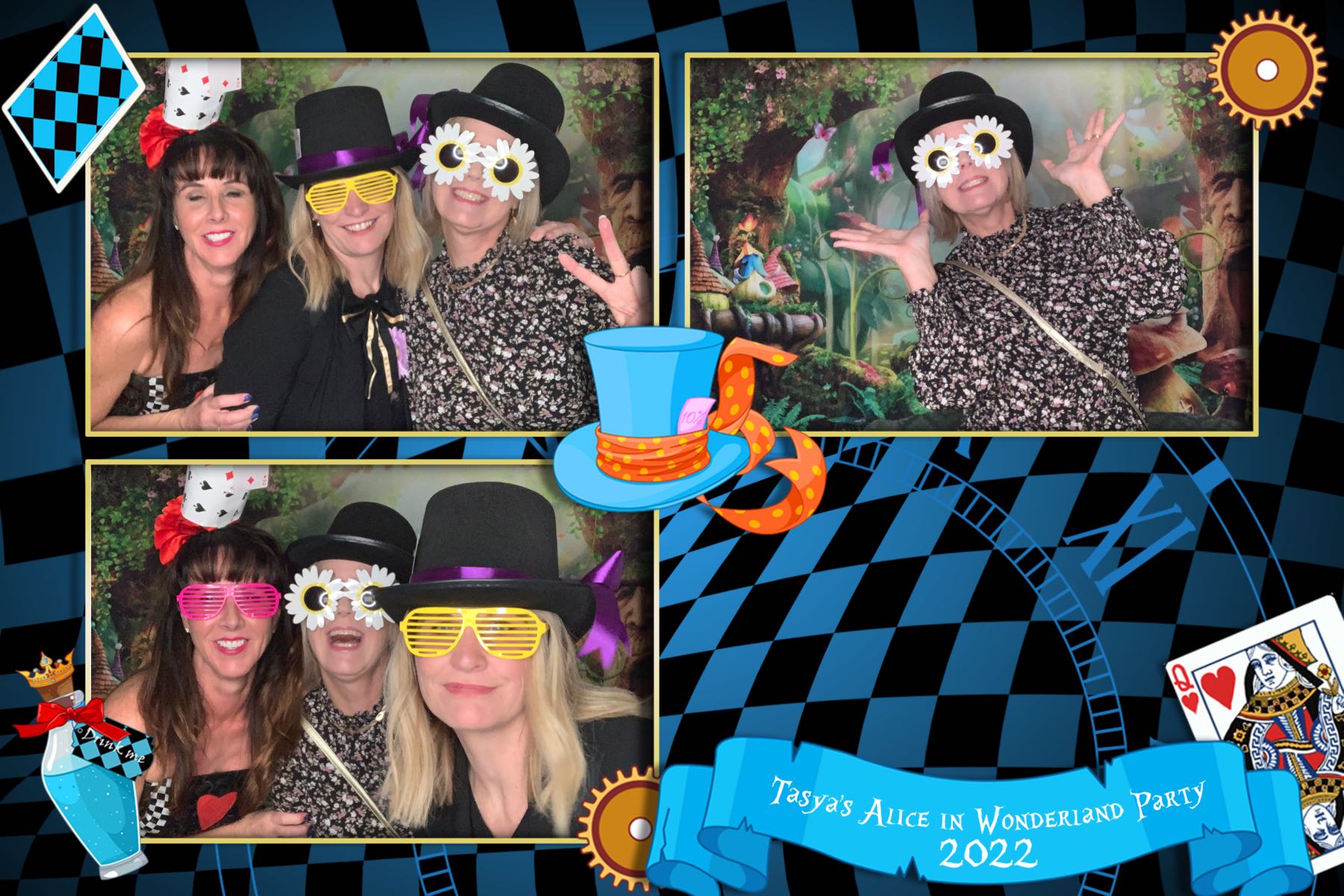 Tasya's Alice in Wonderland Party | View more photos from the event at gallery.photobooth.co.nz/u/SelfieCentral/Tasyas-Alice-in-Wonderland-Party