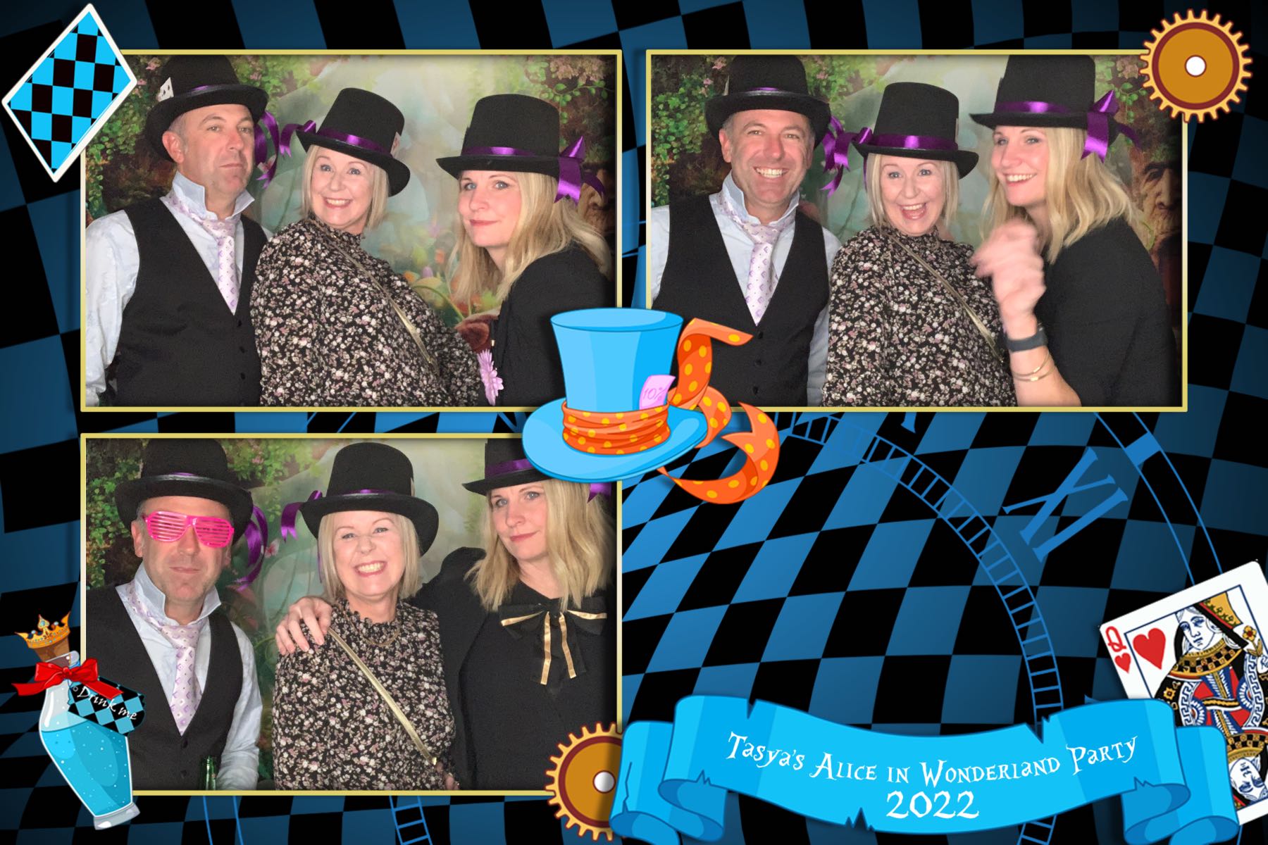 Tasya's Alice in Wonderland Party | View more photos from the event at gallery.photobooth.co.nz/u/SelfieCentral/Tasyas-Alice-in-Wonderland-Party