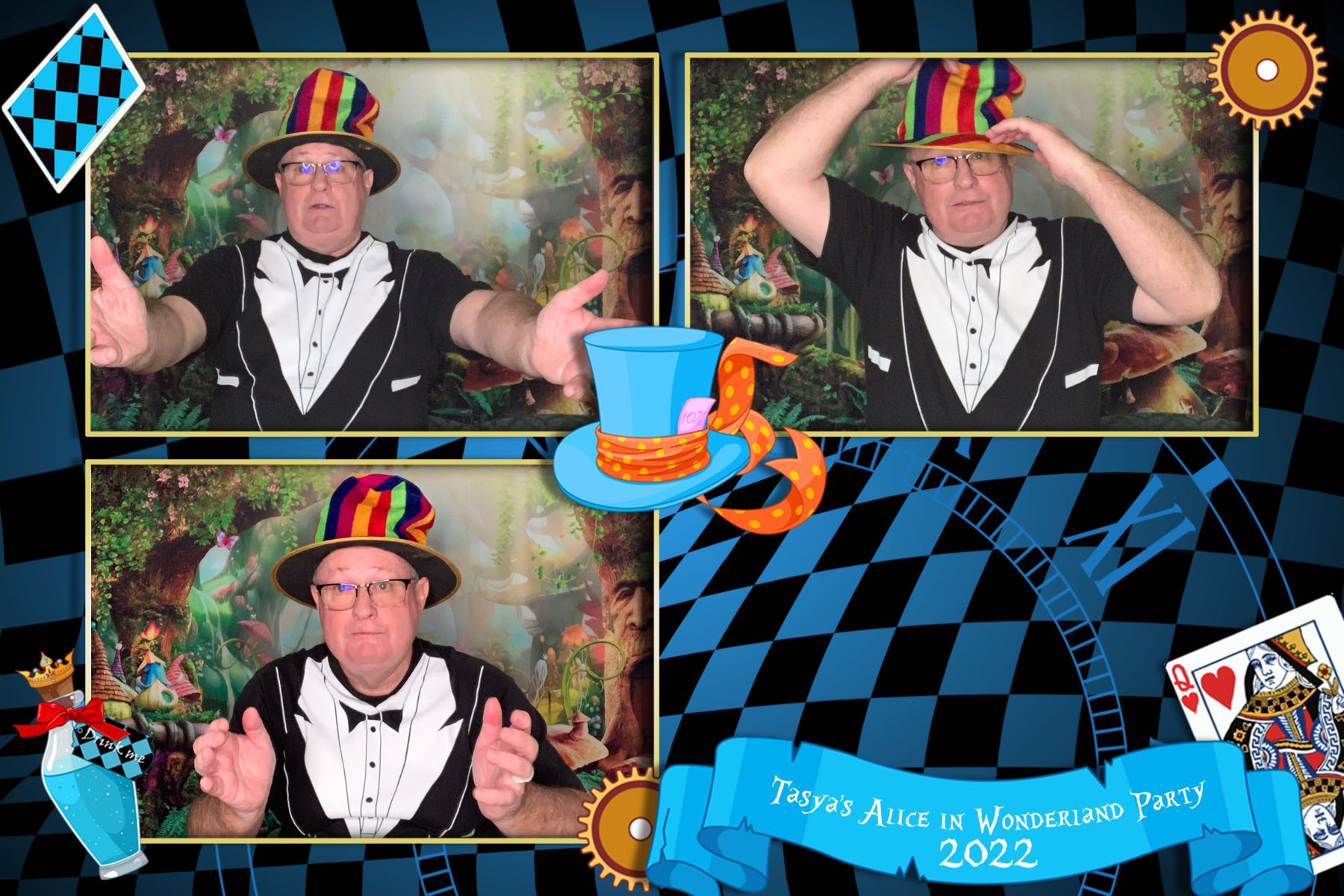 Tasya's Alice in Wonderland Party | View more photos from the event at gallery.photobooth.co.nz/u/SelfieCentral/Tasyas-Alice-in-Wonderland-Party