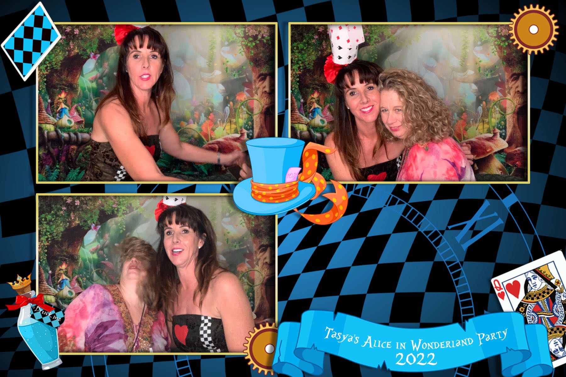 Tasya's Alice in Wonderland Party | View more photos from the event at gallery.photobooth.co.nz/u/SelfieCentral/Tasyas-Alice-in-Wonderland-Party