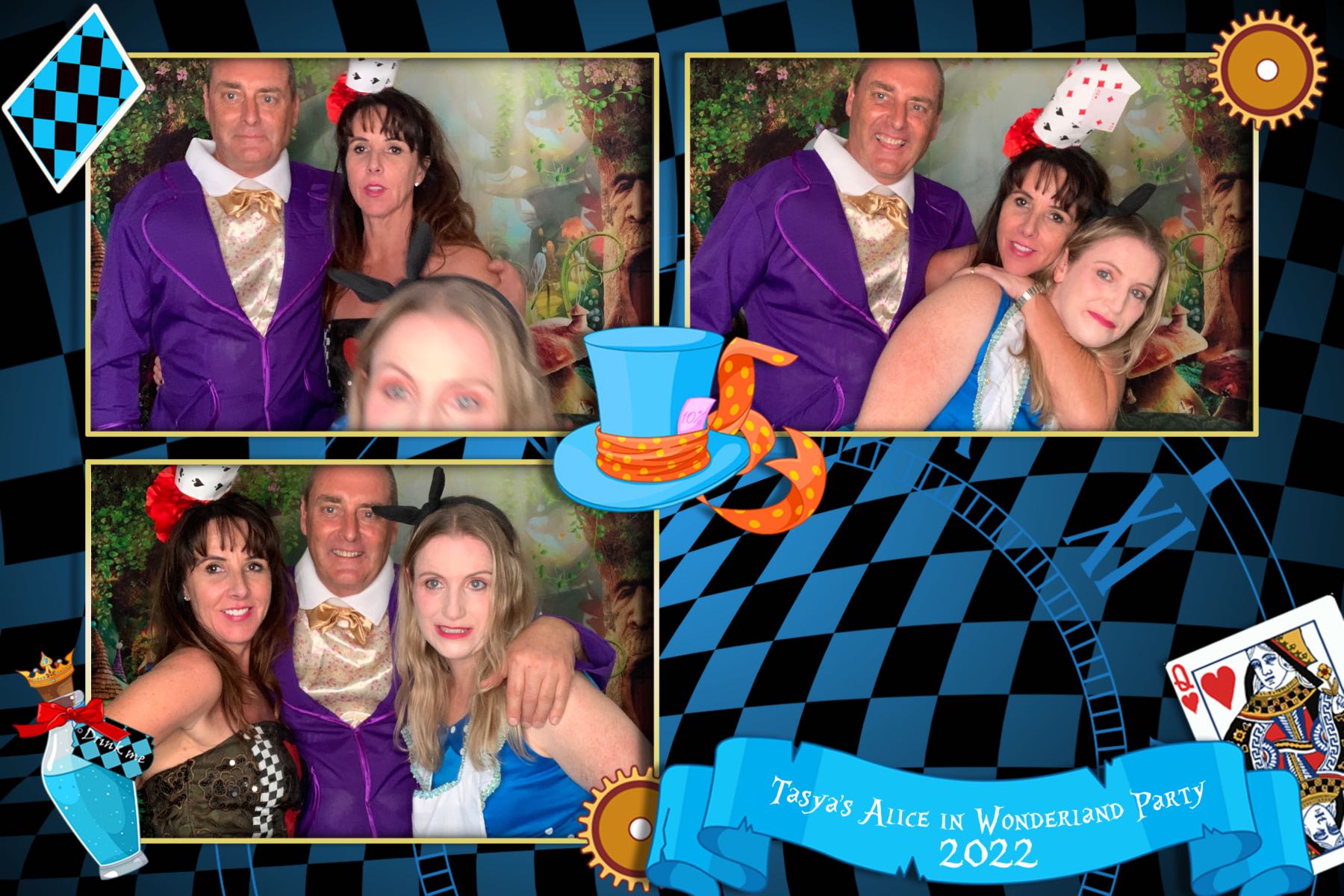 Tasya's Alice in Wonderland Party | View more photos from the event at gallery.photobooth.co.nz/u/SelfieCentral/Tasyas-Alice-in-Wonderland-Party