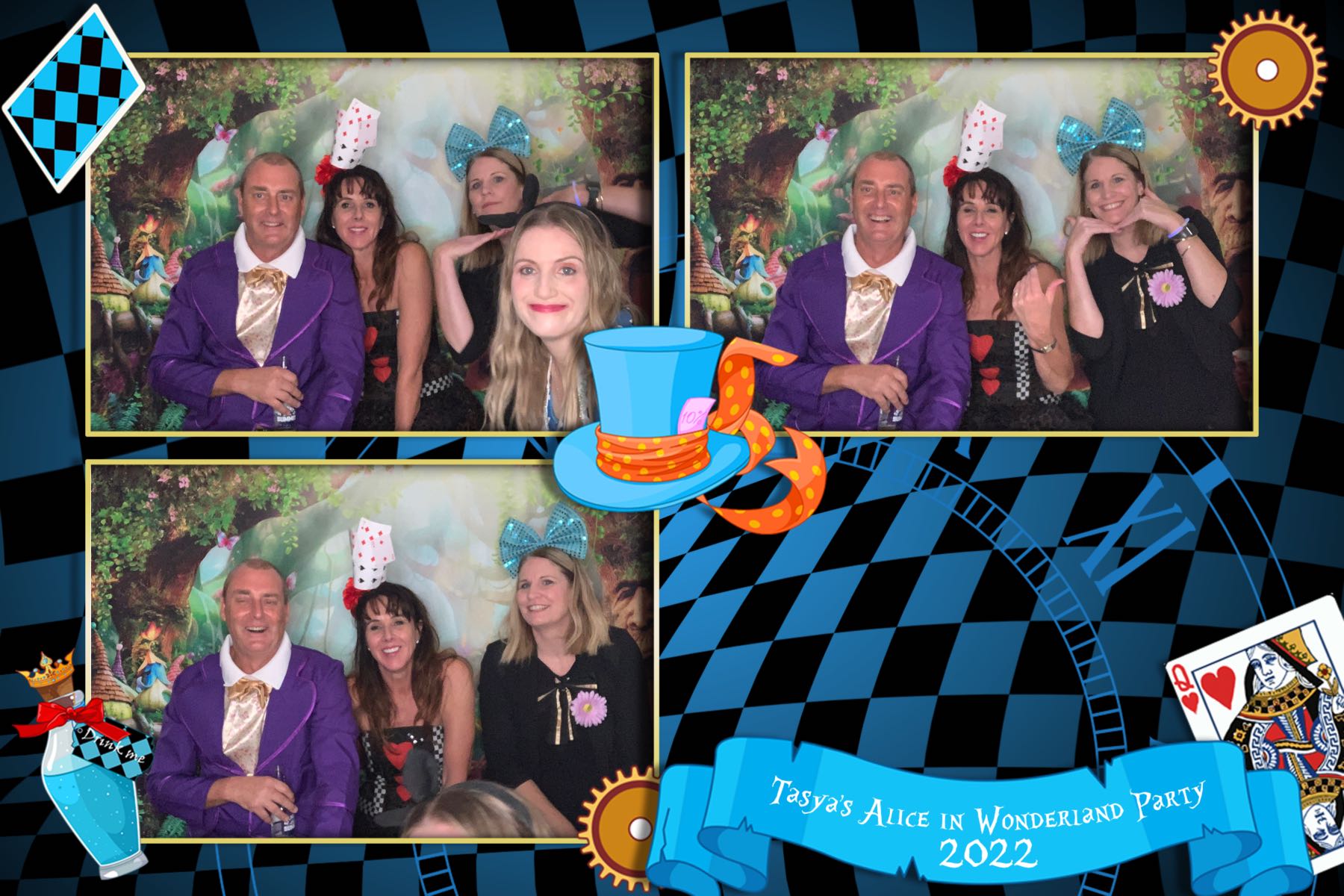 Tasya's Alice in Wonderland Party | View more photos from the event at gallery.photobooth.co.nz/u/SelfieCentral/Tasyas-Alice-in-Wonderland-Party