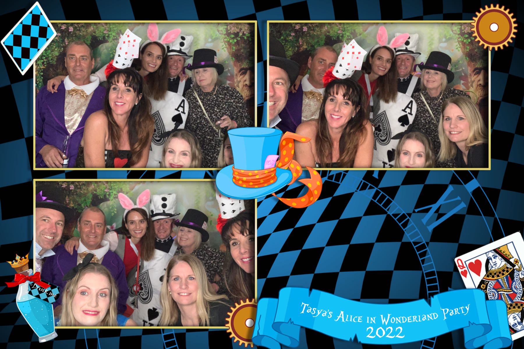 Tasya's Alice in Wonderland Party | View more photos from the event at gallery.photobooth.co.nz/u/SelfieCentral/Tasyas-Alice-in-Wonderland-Party