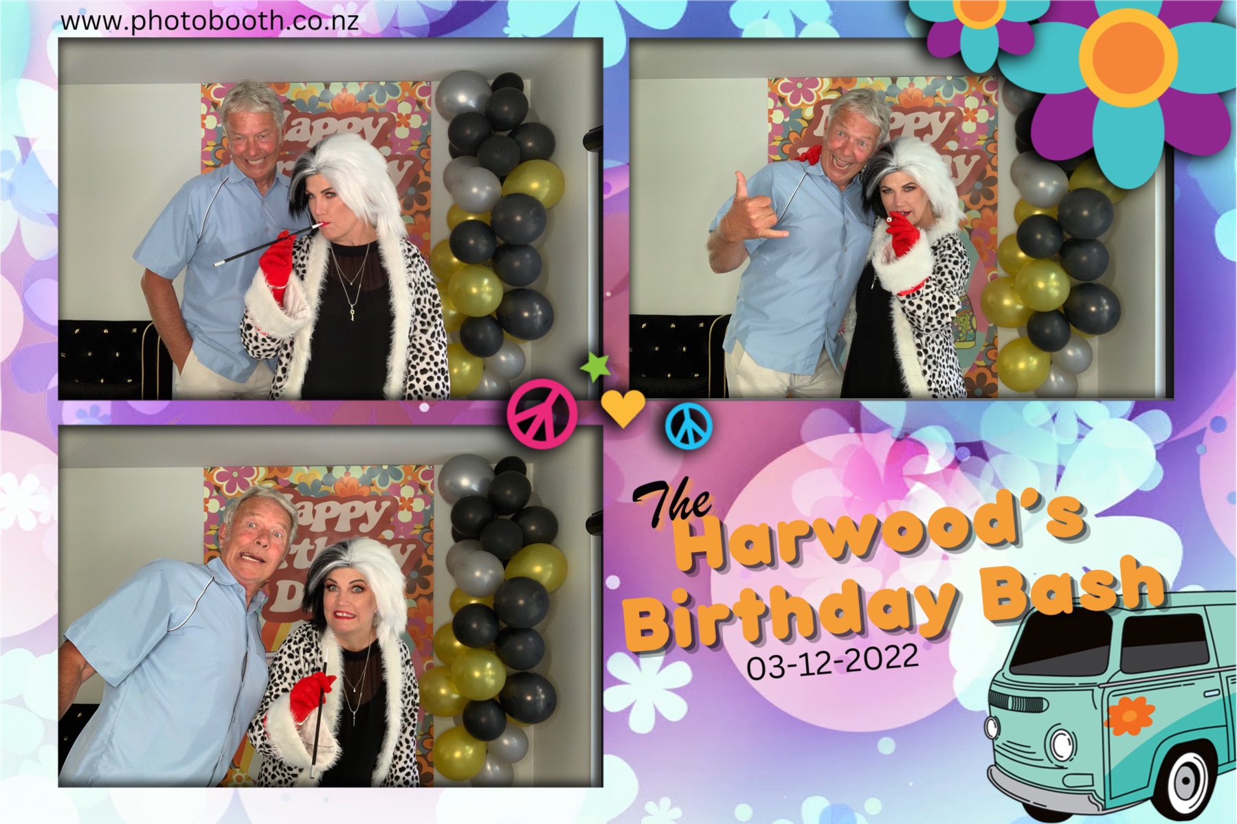 The Harwood's Birthday Bash | View more photos from the event at gallery.photobooth.co.nz/u/SelfieCentral/The-Harwoods-Birthday-Bash