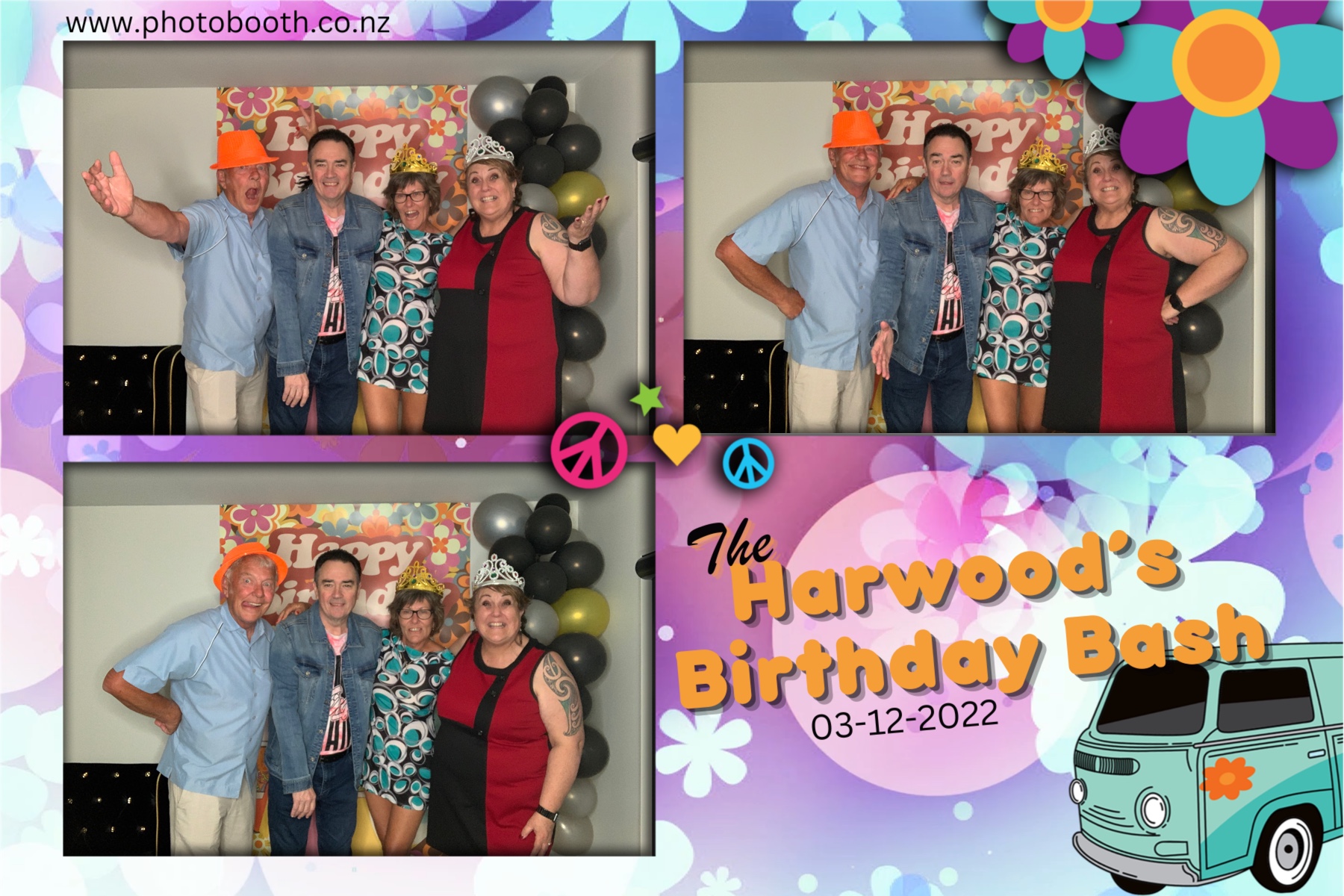 The Harwood's Birthday Bash | View more photos from the event at gallery.photobooth.co.nz/u/SelfieCentral/The-Harwoods-Birthday-Bash