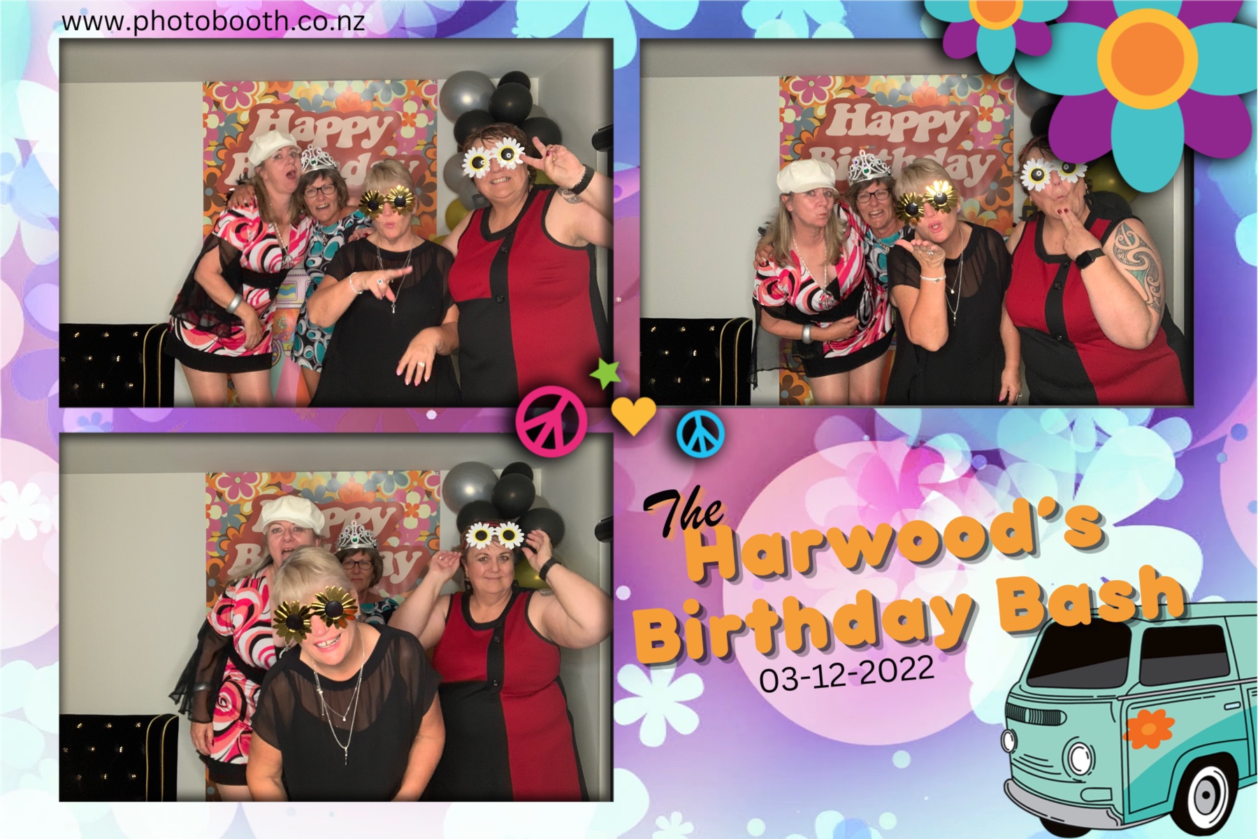 The Harwood's Birthday Bash | View more photos from the event at gallery.photobooth.co.nz/u/SelfieCentral/The-Harwoods-Birthday-Bash
