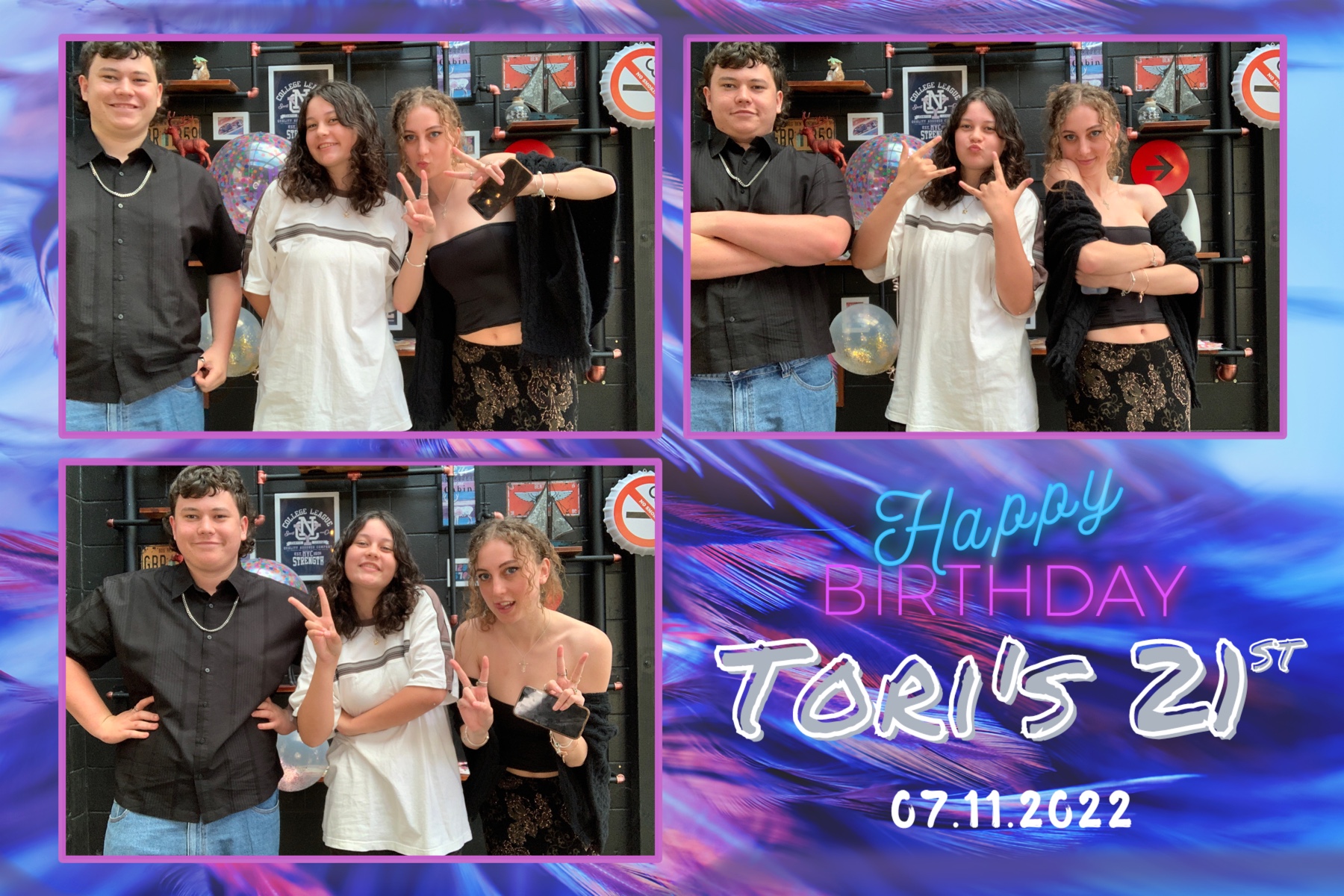 Tori's 21st | View more photos from the event at gallery.photobooth.co.nz/u/SelfieCentral/Toris-21st