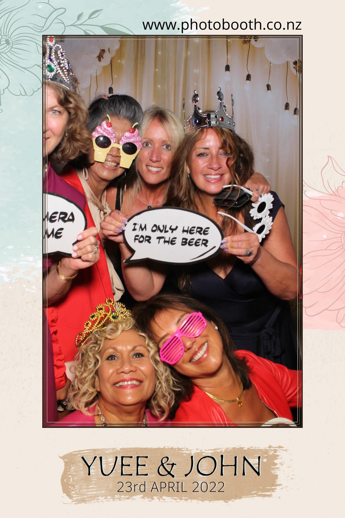 Yuee & John's Wedding | View more photos from the event at gallery.photobooth.co.nz/u/SelfieCentral/Yuee-Johns-Wedding