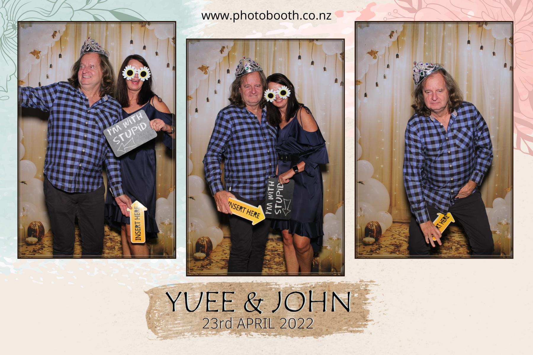 Yuee & John's Wedding | View more photos from the event at gallery.photobooth.co.nz/u/SelfieCentral/Yuee-Johns-Wedding