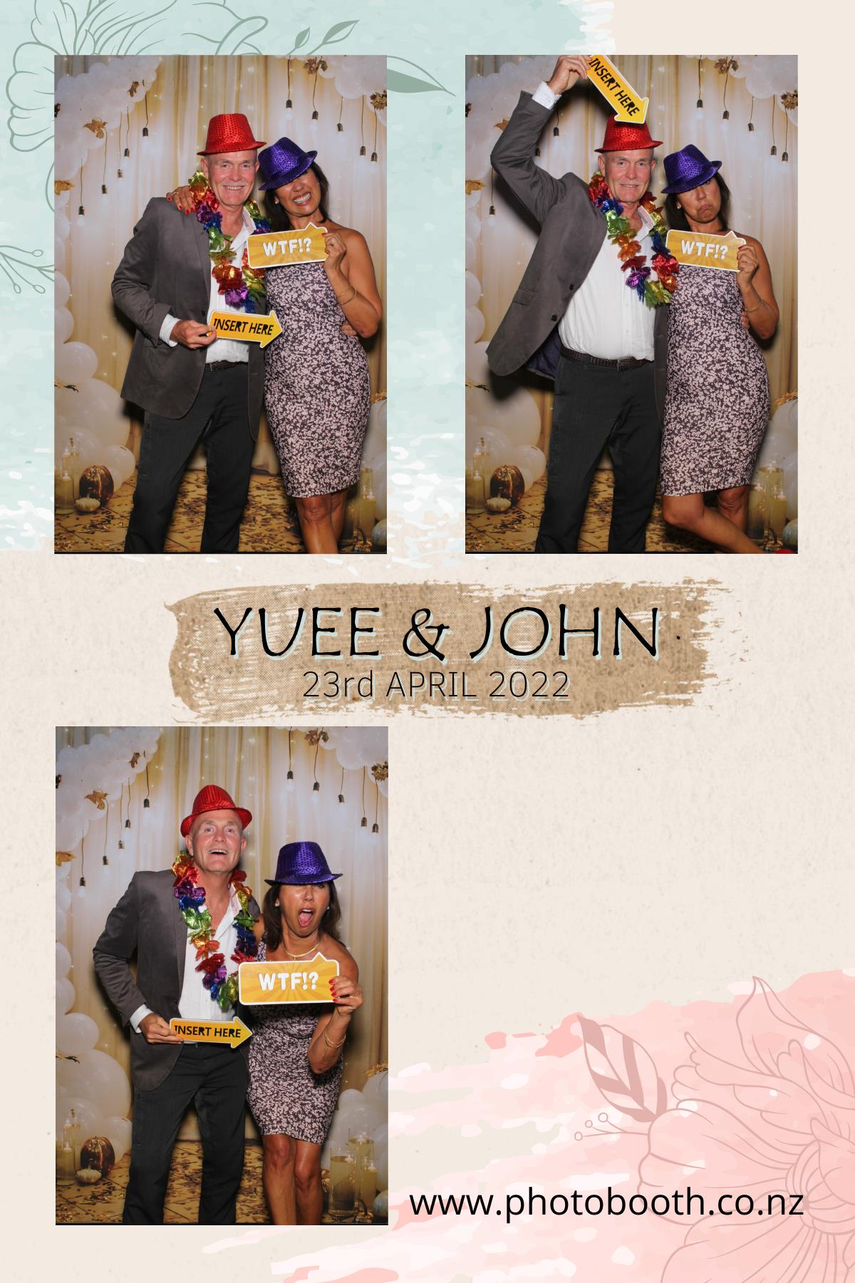 Yuee & John's Wedding | View more photos from the event at gallery.photobooth.co.nz/u/SelfieCentral/Yuee-Johns-Wedding
