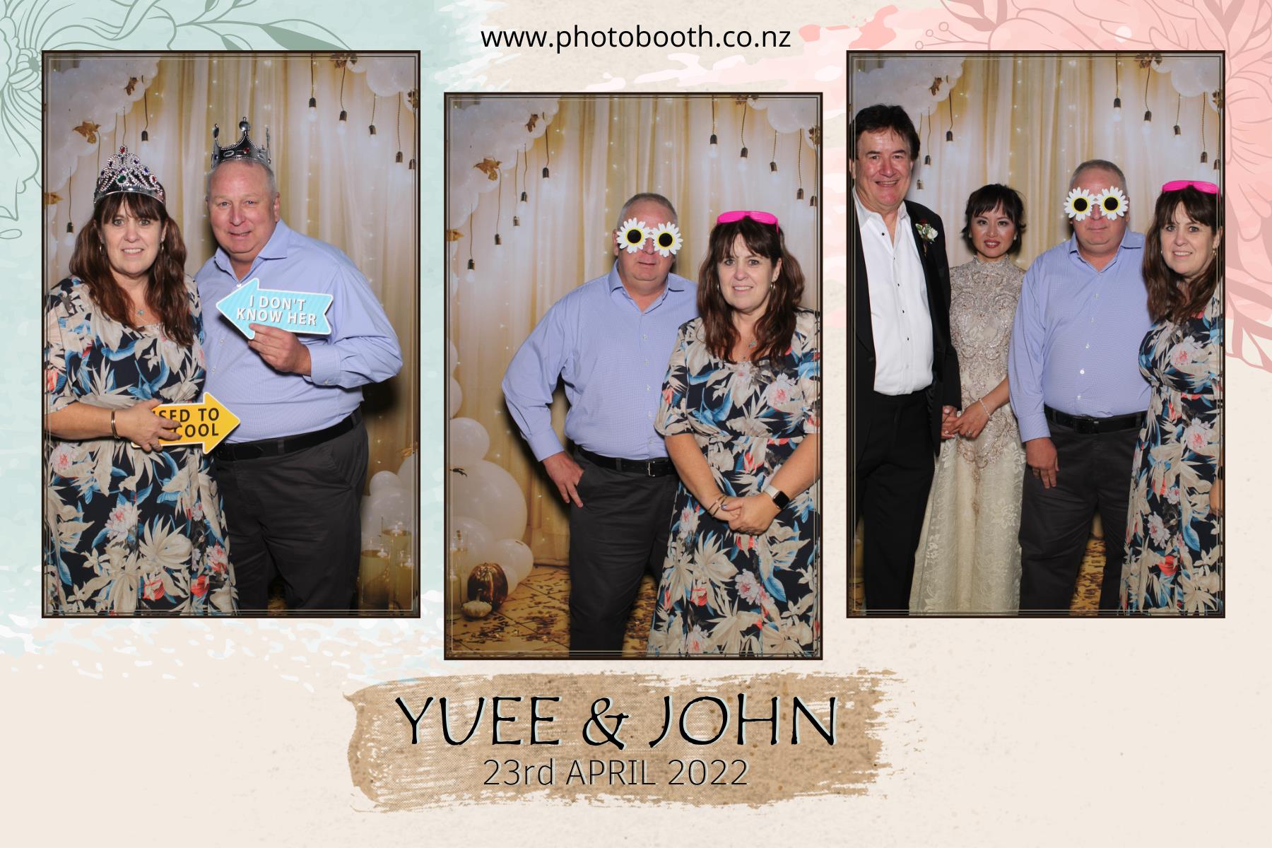 Yuee & John's Wedding | View more photos from the event at gallery.photobooth.co.nz/u/SelfieCentral/Yuee-Johns-Wedding