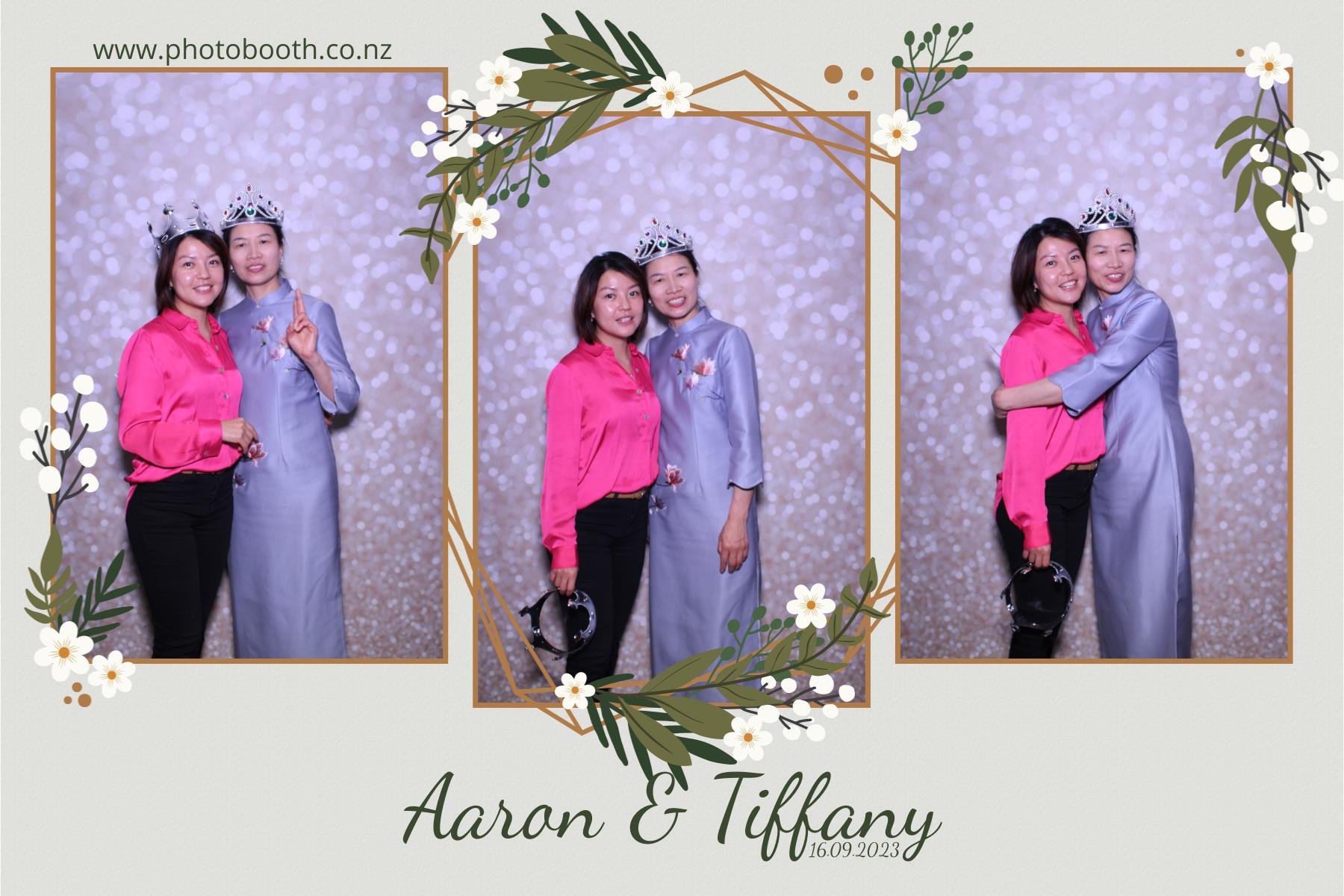 Aaron & Tiffany's Wedding | View more photos from the event at gallery.photobooth.co.nz/u/SelfieCentral/Aaron-Tiffanys-Wedding