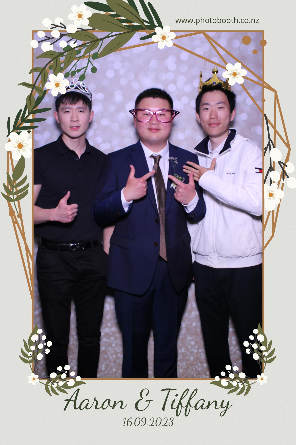 Aaron & Tiffany's Wedding | View more photos from the event at gallery.photobooth.co.nz/u/SelfieCentral/Aaron-Tiffanys-Wedding