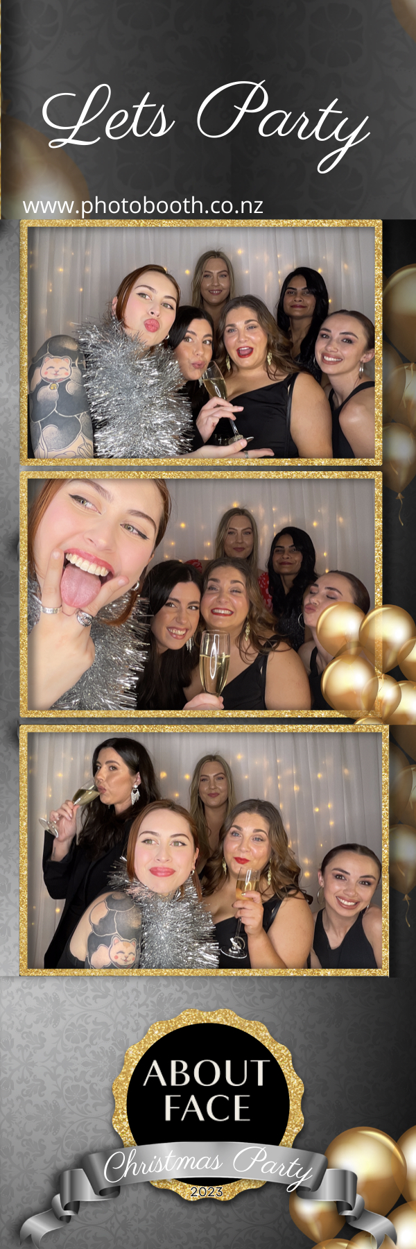 About Face Christmas Party | View more photos from the event at gallery.photobooth.co.nz/u/SelfieCentral/About-Face-Christmas-Party-0