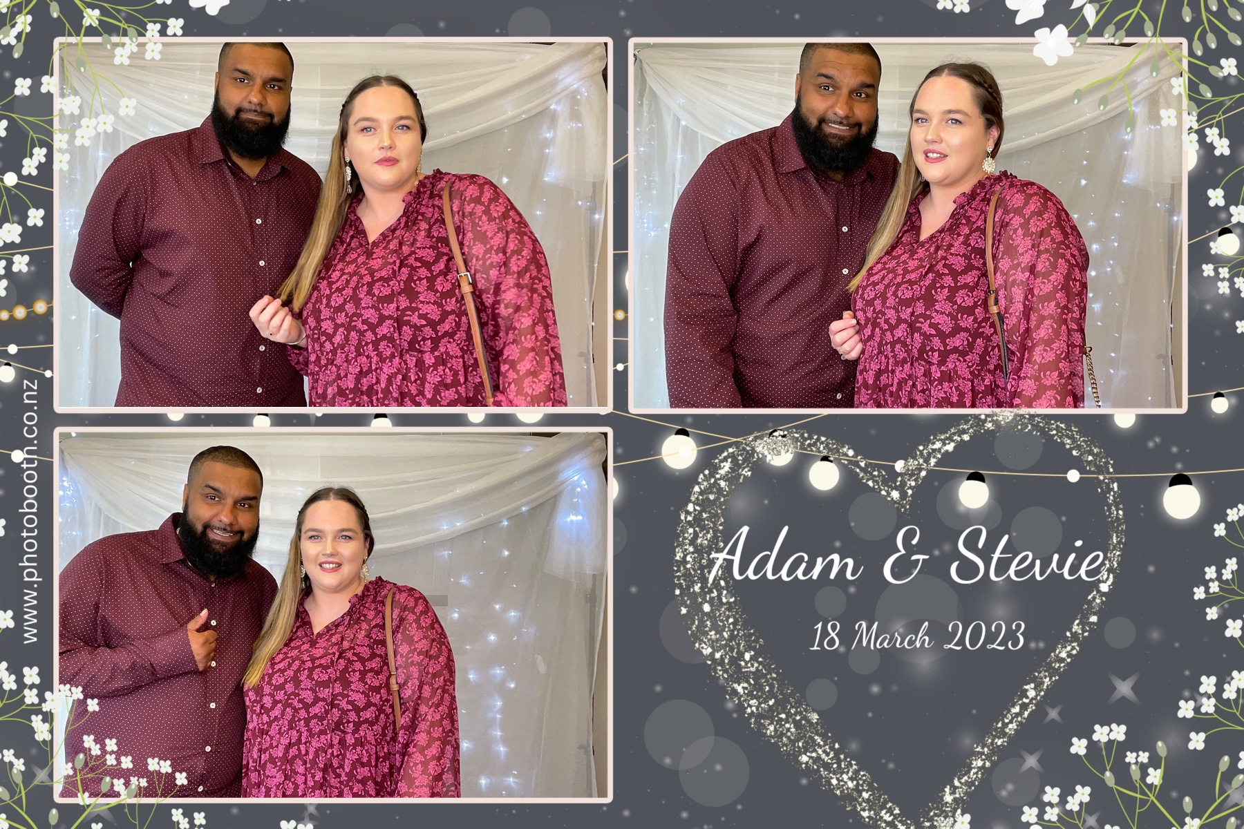 Adam & Stevie's Wedding | View more photos from the event at gallery.photobooth.co.nz/u/SelfieCentral/Adam-Stevies-Wedding