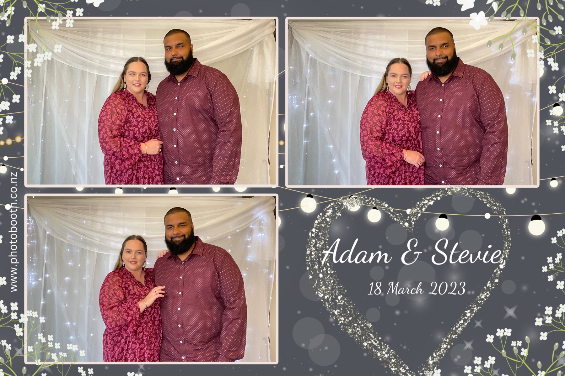 Adam & Stevie's Wedding | View more photos from the event at gallery.photobooth.co.nz/u/SelfieCentral/Adam-Stevies-Wedding