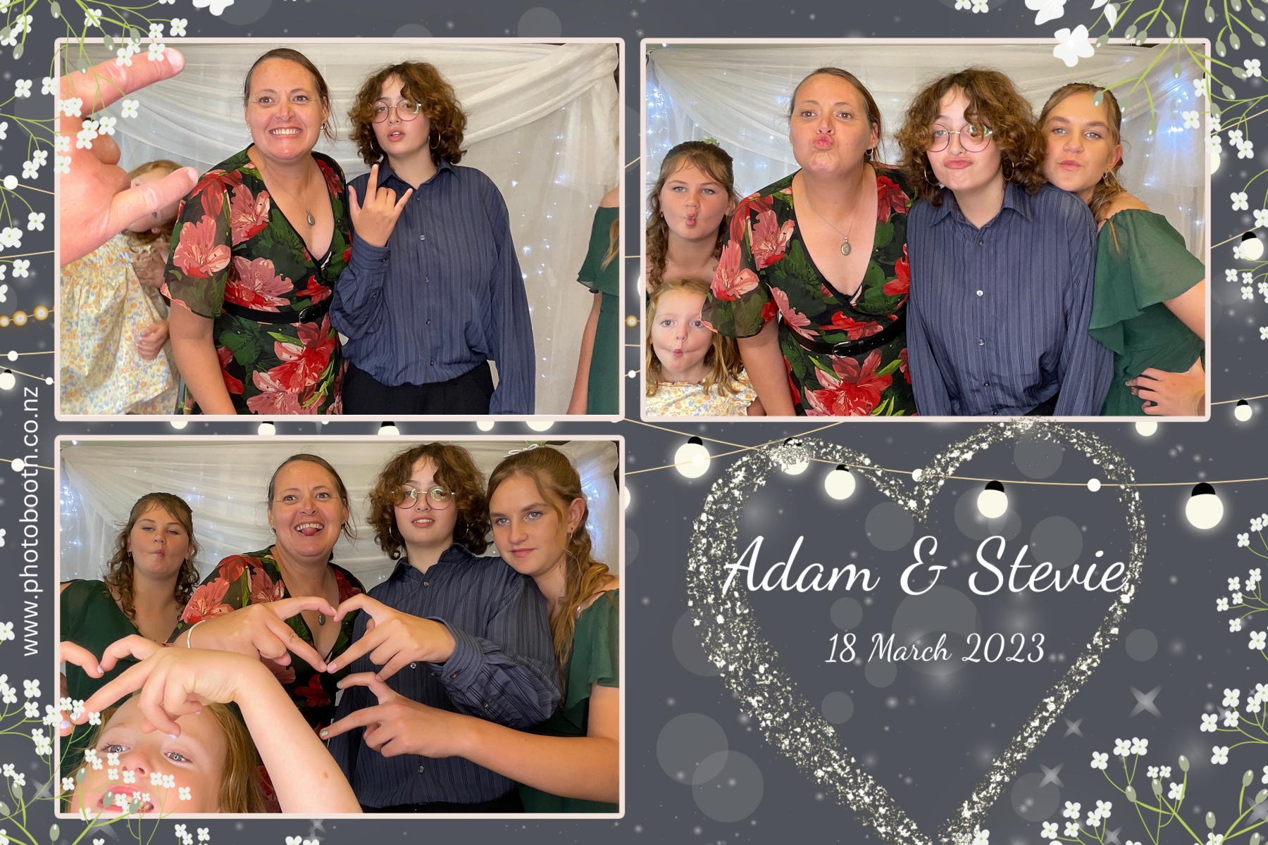Adam & Stevie's Wedding | View more photos from the event at gallery.photobooth.co.nz/u/SelfieCentral/Adam-Stevies-Wedding