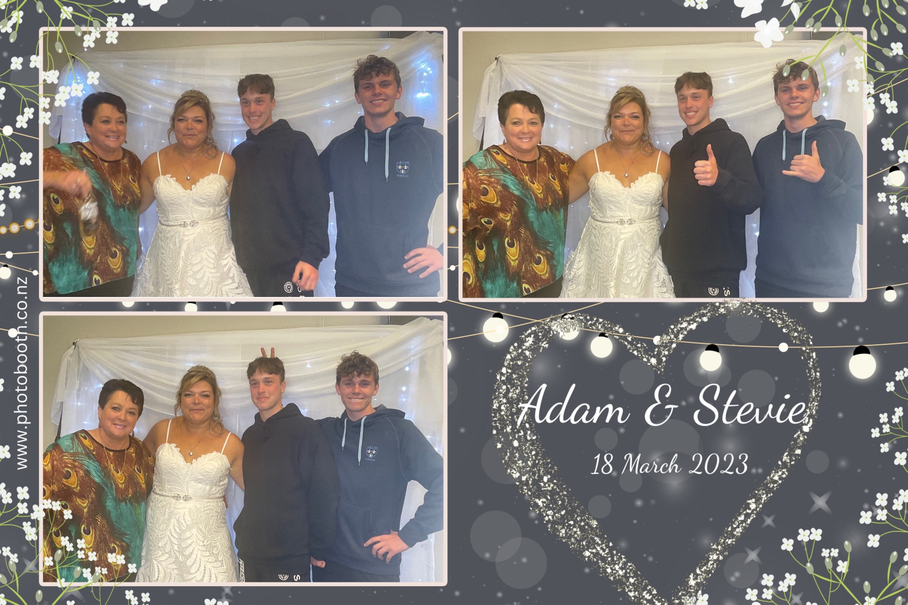 Adam & Stevie's Wedding | View more photos from the event at gallery.photobooth.co.nz/u/SelfieCentral/Adam-Stevies-Wedding