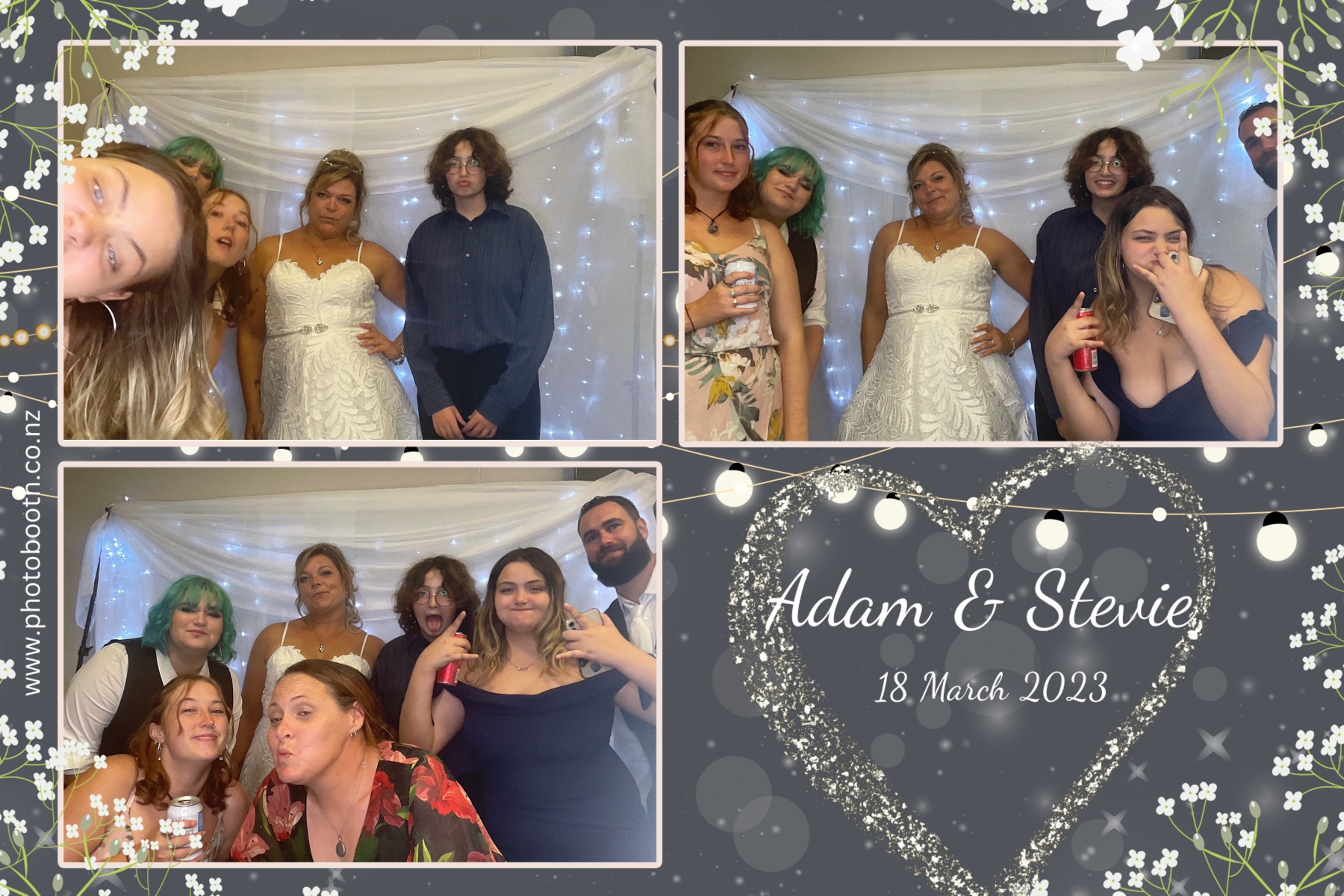 Adam & Stevie's Wedding | View more photos from the event at gallery.photobooth.co.nz/u/SelfieCentral/Adam-Stevies-Wedding