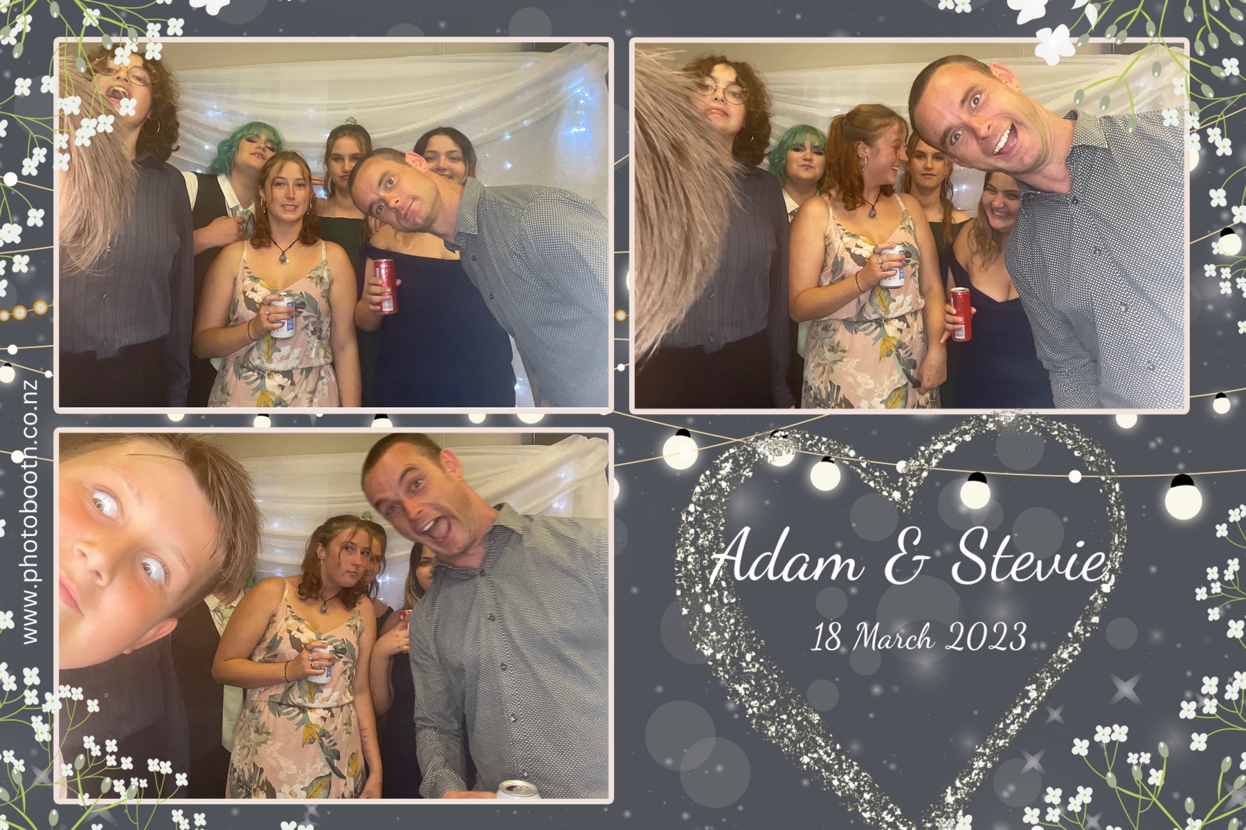 Adam & Stevie's Wedding | View more photos from the event at gallery.photobooth.co.nz/u/SelfieCentral/Adam-Stevies-Wedding