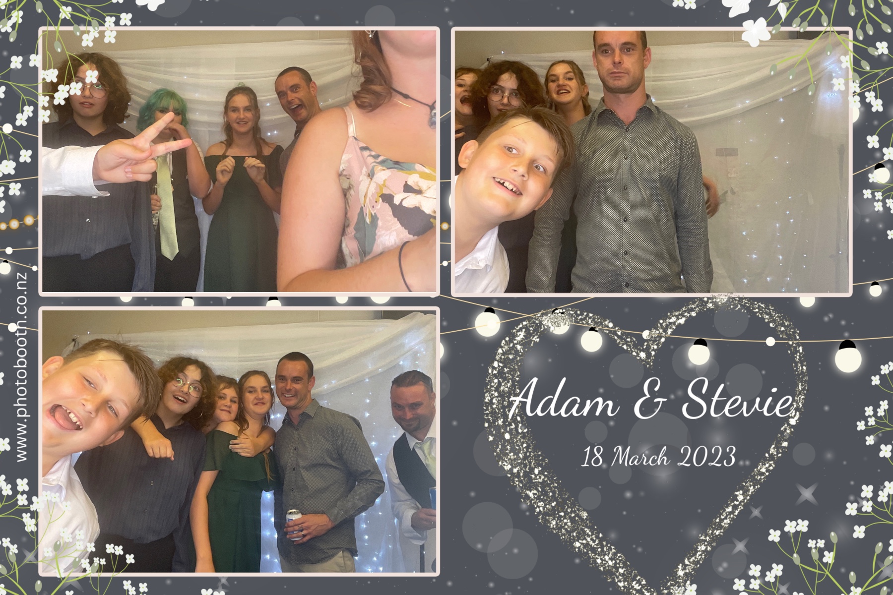 Adam & Stevie's Wedding | View more photos from the event at gallery.photobooth.co.nz/u/SelfieCentral/Adam-Stevies-Wedding