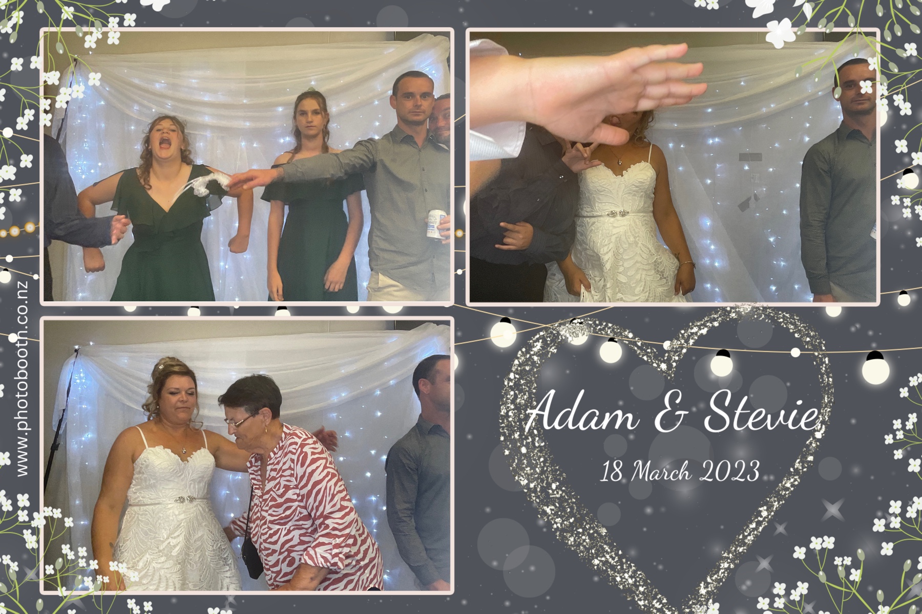 Adam & Stevie's Wedding | View more photos from the event at gallery.photobooth.co.nz/u/SelfieCentral/Adam-Stevies-Wedding