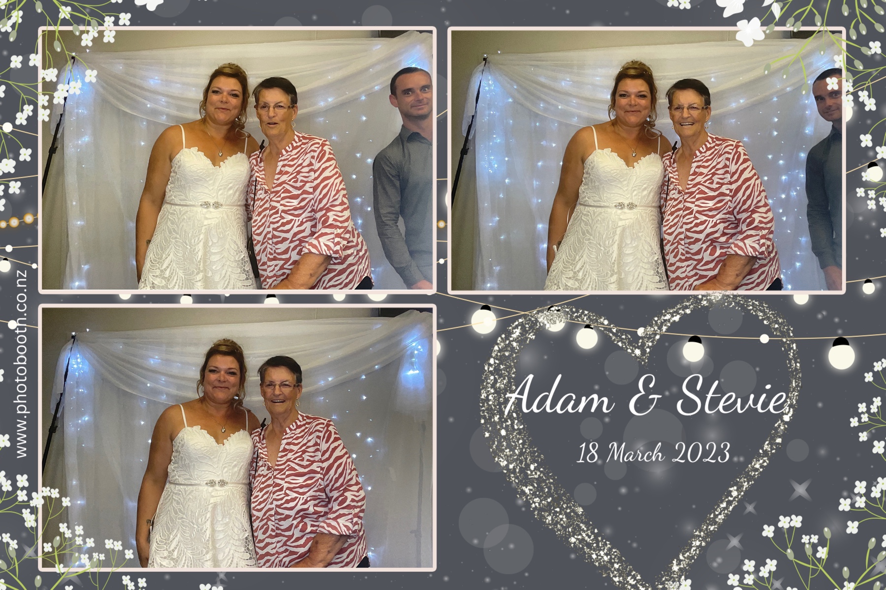 Adam & Stevie's Wedding | View more photos from the event at gallery.photobooth.co.nz/u/SelfieCentral/Adam-Stevies-Wedding