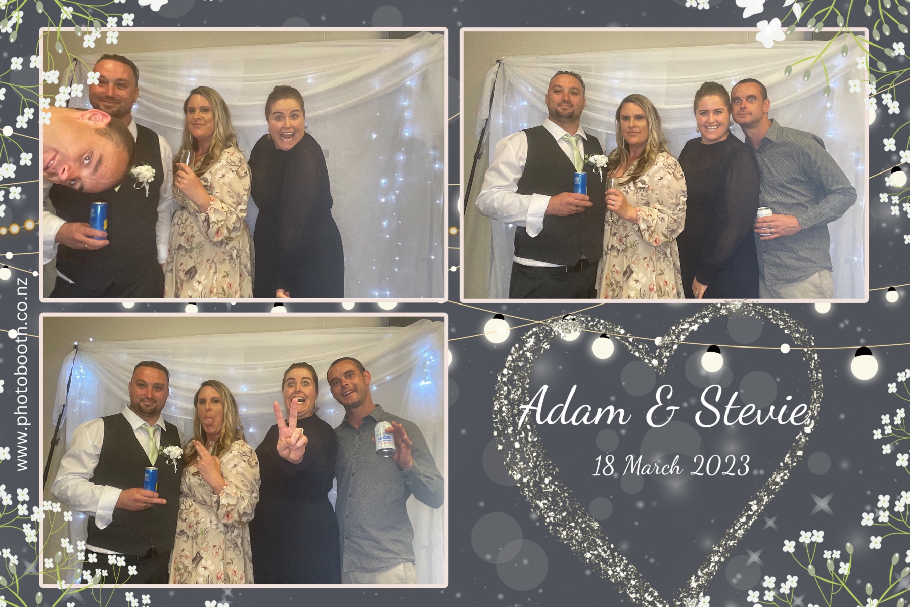 Adam & Stevie's Wedding | View more photos from the event at gallery.photobooth.co.nz/u/SelfieCentral/Adam-Stevies-Wedding