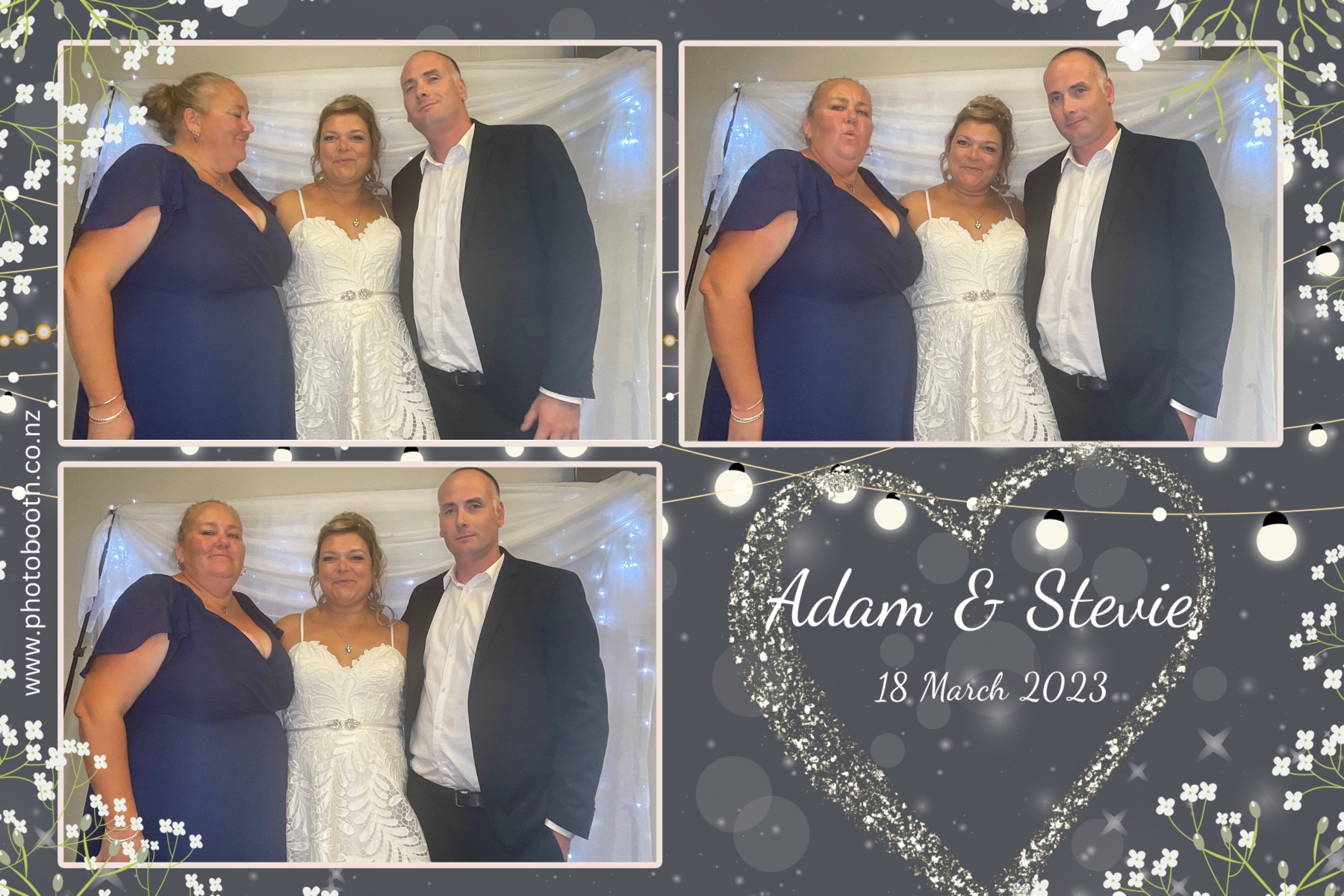 Adam & Stevie's Wedding | View more photos from the event at gallery.photobooth.co.nz/u/SelfieCentral/Adam-Stevies-Wedding